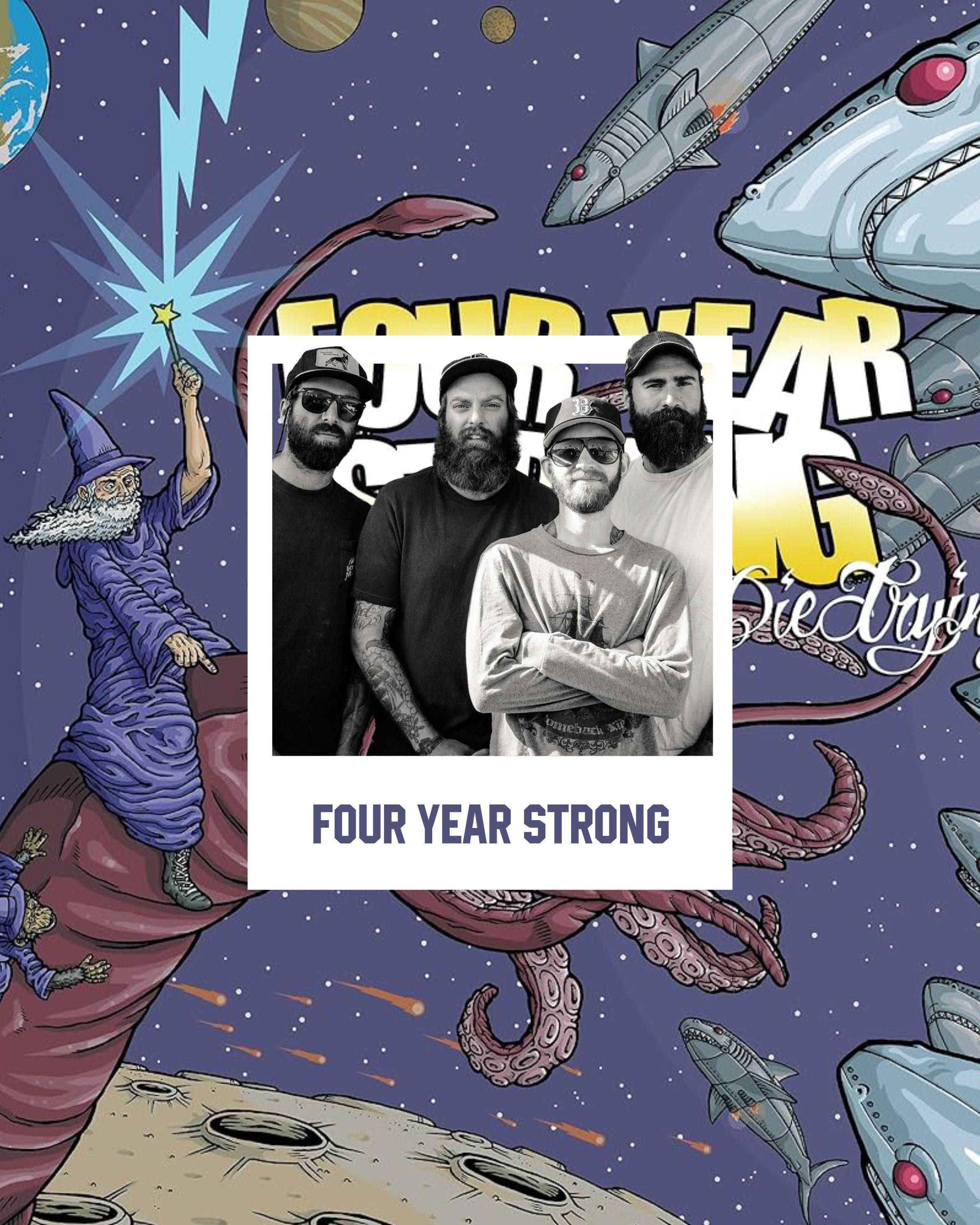 Band Tees Four Year Strong Worcester Tshirt Size US M / EU 48-50 / 2 - 7 Thumbnail