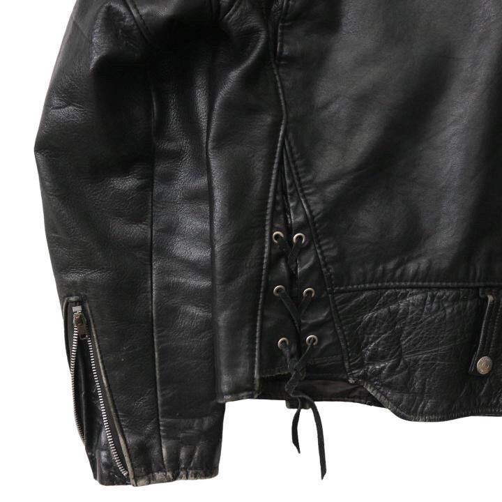 Schott × Vintage Vintage schott perfecto steerhide leather biker jacket Size US L / EU 52-54 / 3 - 4 Thumbnail