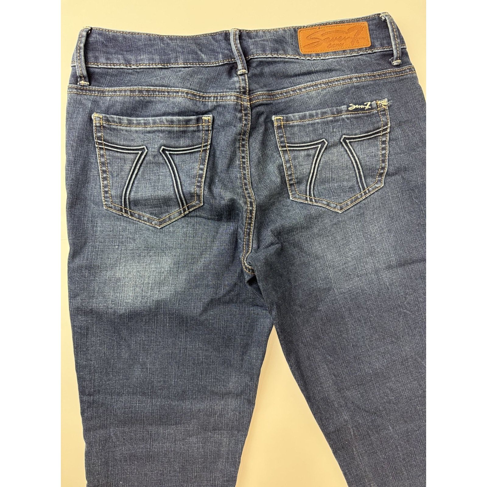 Seven 7 Seven 7 Low Rise Skinny Jeans Women's Embellished Pockets 4 Size 27" / US 4 / IT 40 - 9 Thumbnail