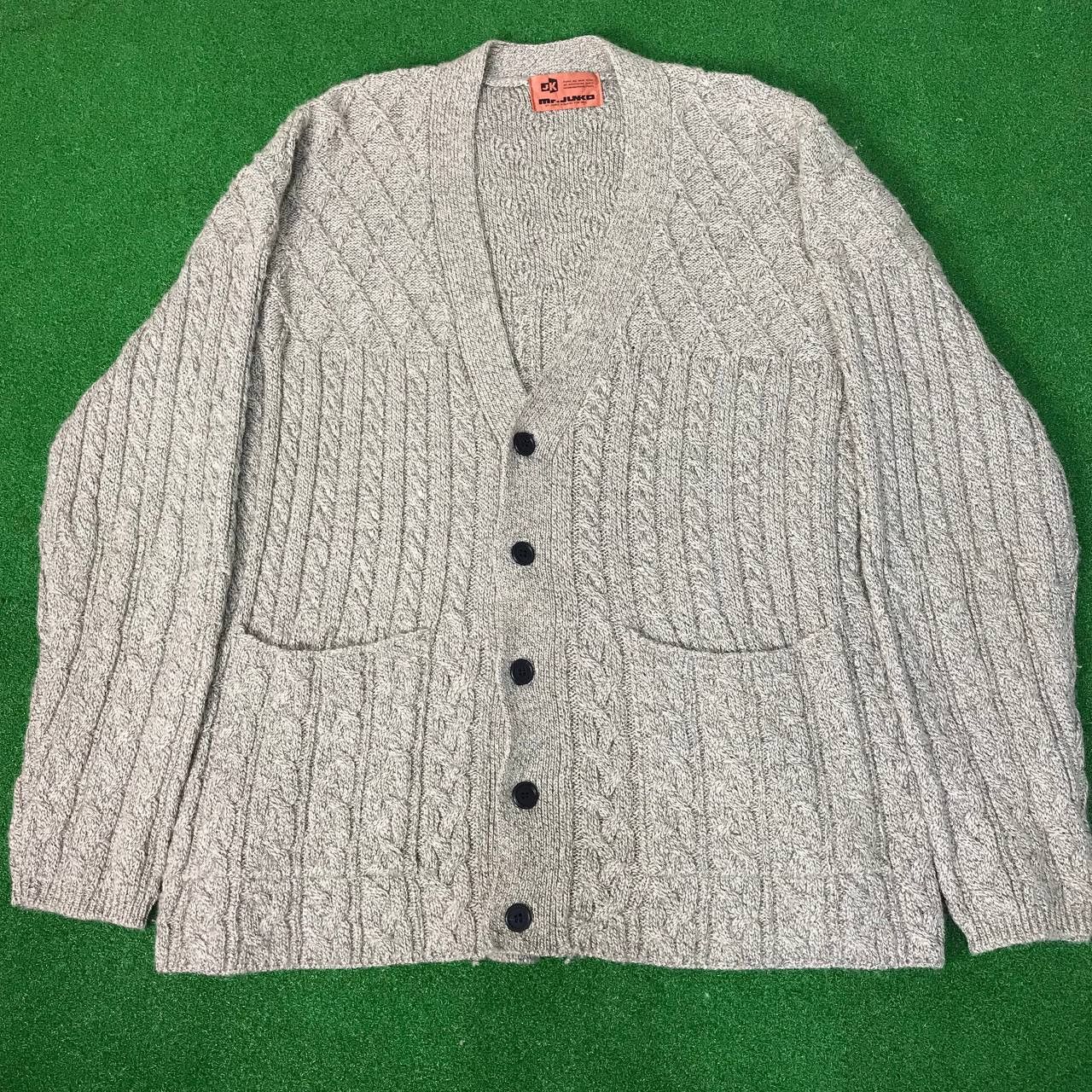 Aran Isles Knitwear VINTAGE MR.JUNKO KONSHINO FOR MEN KURT COBAIN STYLE Size US M / EU 48-50 / 2 - 5 Thumbnail