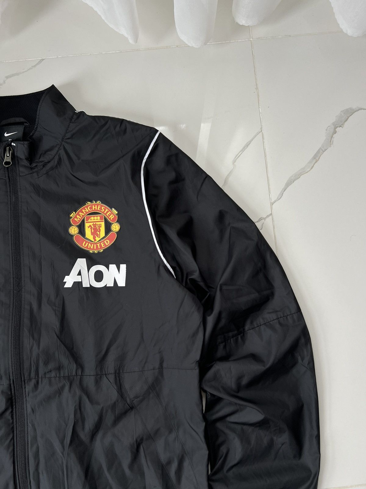 Nike 90's NIKE MANCHESTER UNITED LOGO SWOOSH TRACK JACKET Size US S / EU 44-46 / 1 - 2 Thumbnail