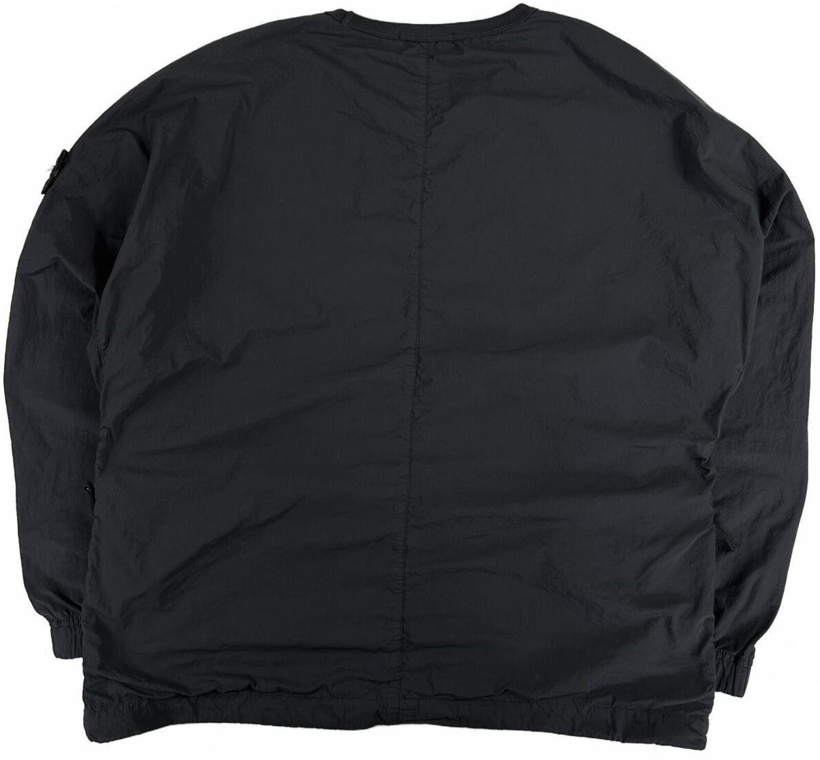 Stone Island Stone Island Naslan Light Nylon Sweatshirt Black Medium Size US XL / EU 56 / 4 - 4 Thumbnail