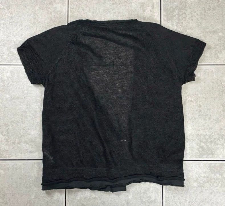 Y's Y's 05ss black short sleeve jacket Size US L / EU 52-54 / 3 - 2 Thumbnail