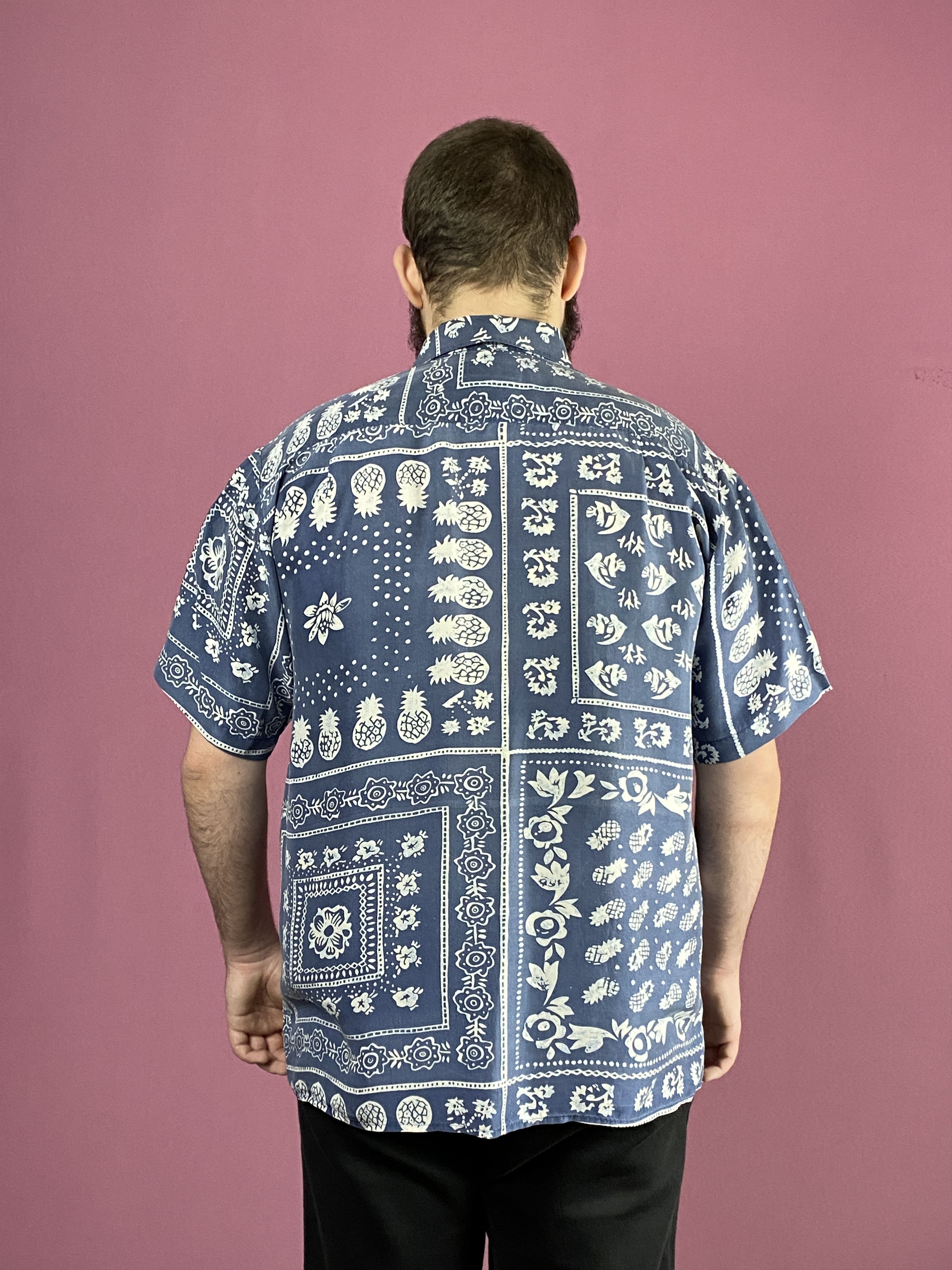Vintage 90s Vintage Men's Short Sleeve Shirt - S Size US S / EU 44-46 / 1 - 3 Thumbnail