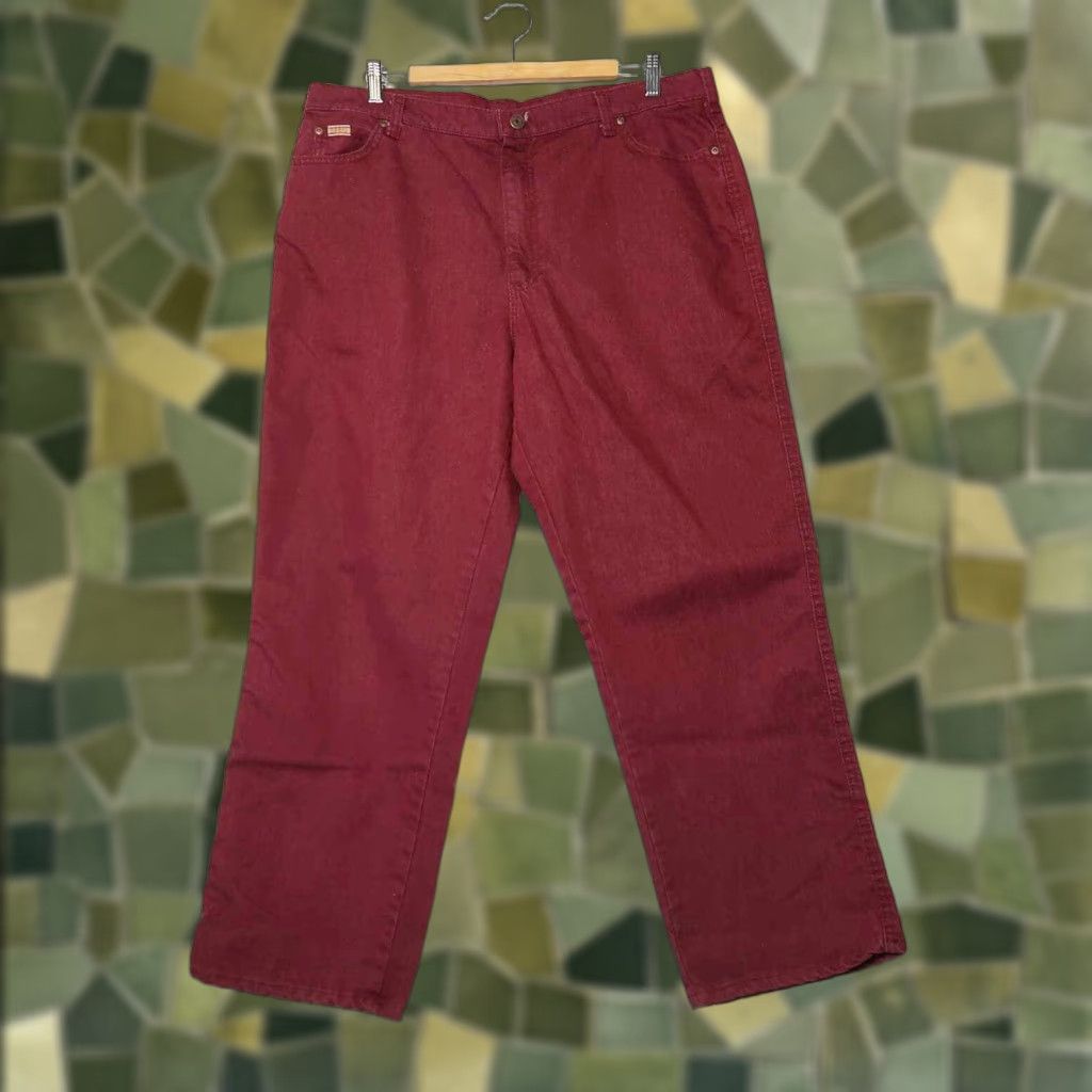 Lee **Vintage 90s Lee Red Straight Leg Mom Jeans 18S** User: **Vintage 90s Lee Red Straight Leg Mom Jeans 18S** Size 40" / US 18 - 1 Thumbnail