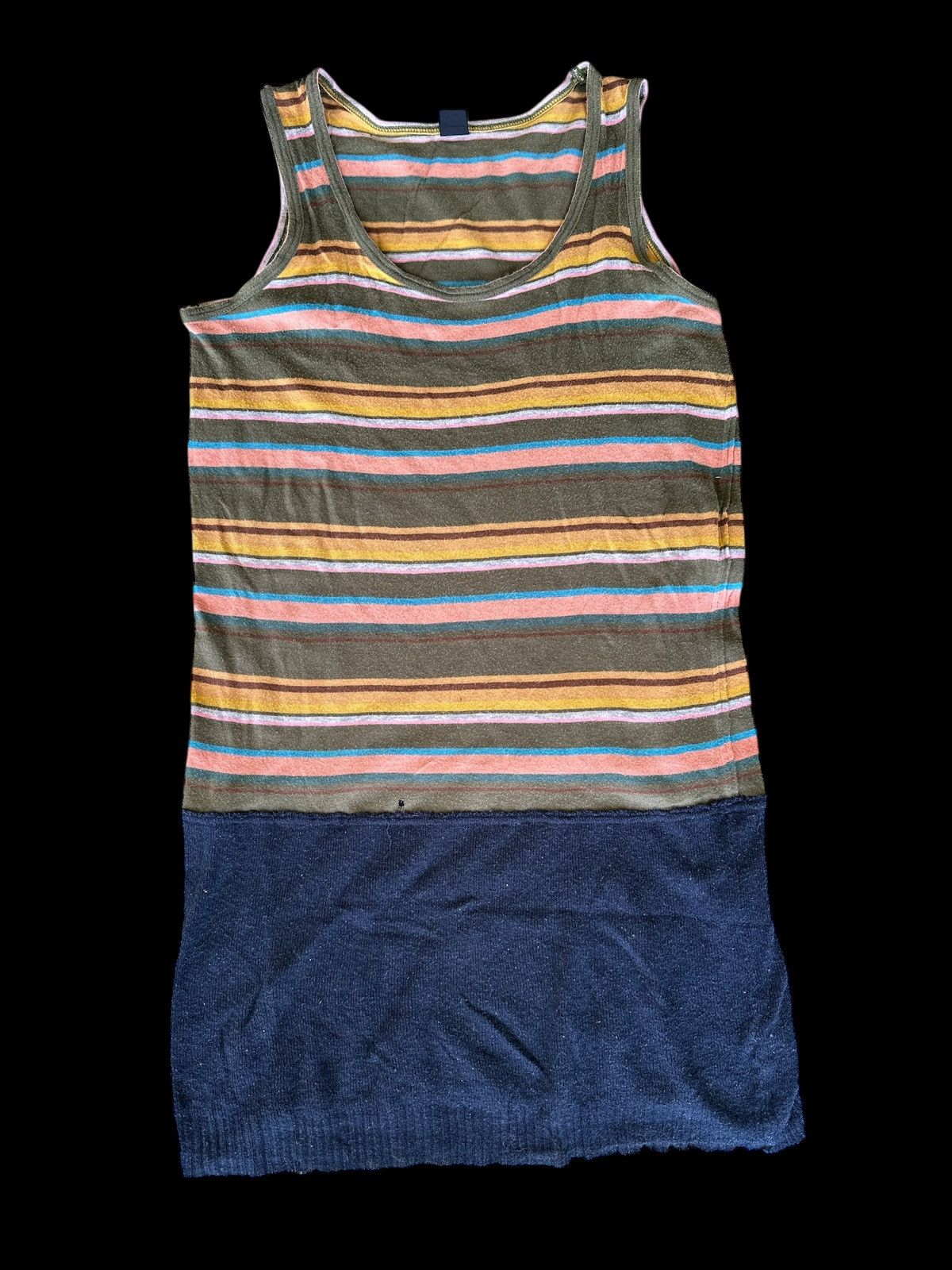 Yohjie Yamamoto SleeveLess Stripe Tee 💥