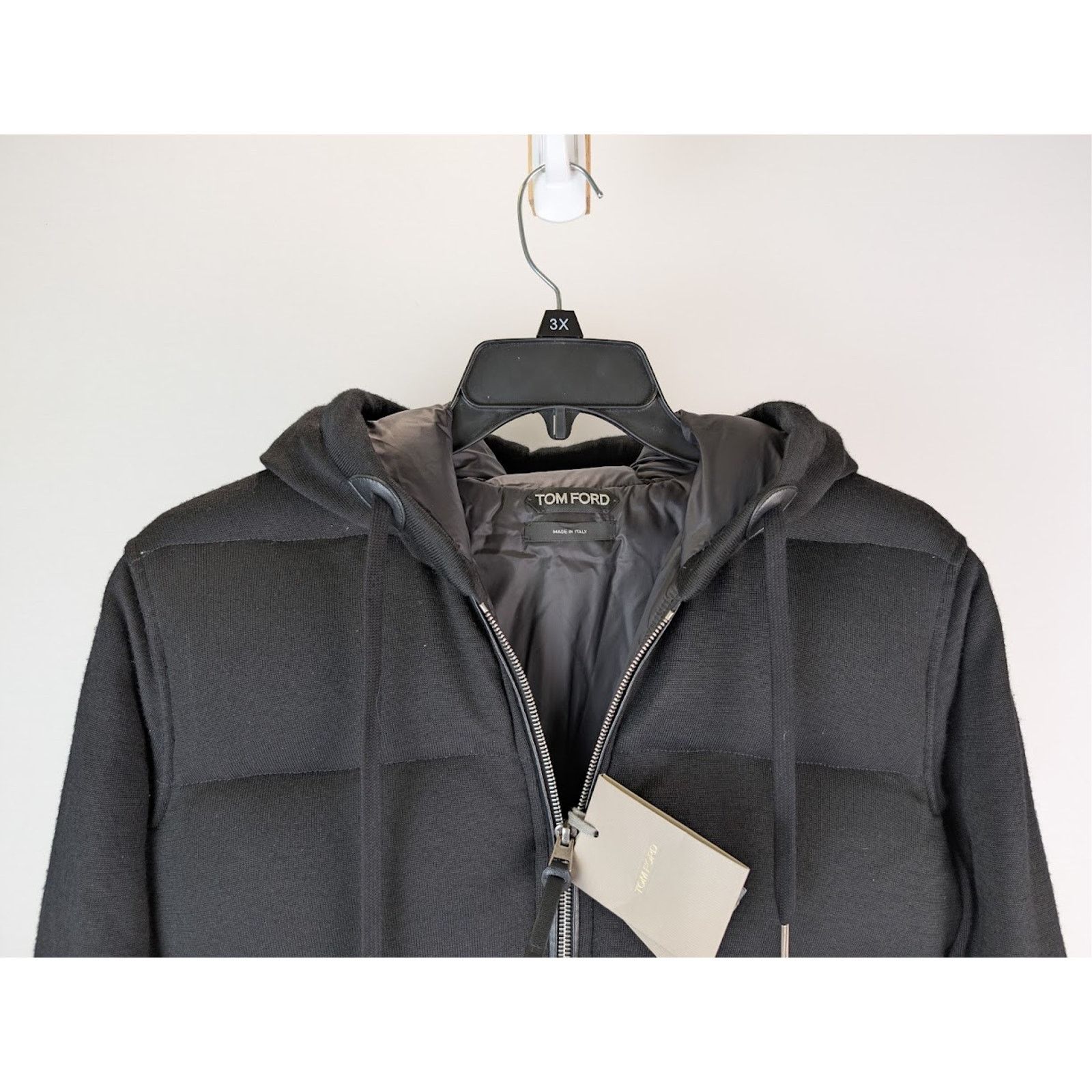 Tom Ford o1rshd1 Hooded Down Jacket in Black Size US M / EU 48-50 / 2 - 2 Thumbnail