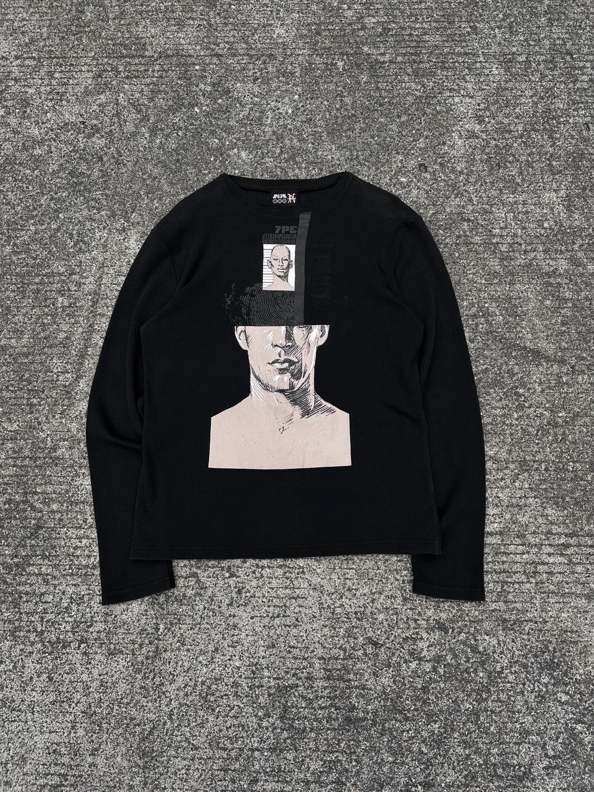 Jean Paul Gaultier JPG Jean Paul Gaultier Cyber Security Scan Tee Size US S / EU 44-46 / 1 - 1 Thumbnail