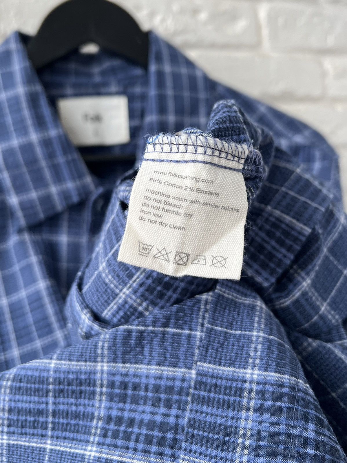 Folk Folk Checked Worker Patch Overshirt Size 3 Size US M / EU 48-50 / 2 - 5 Thumbnail