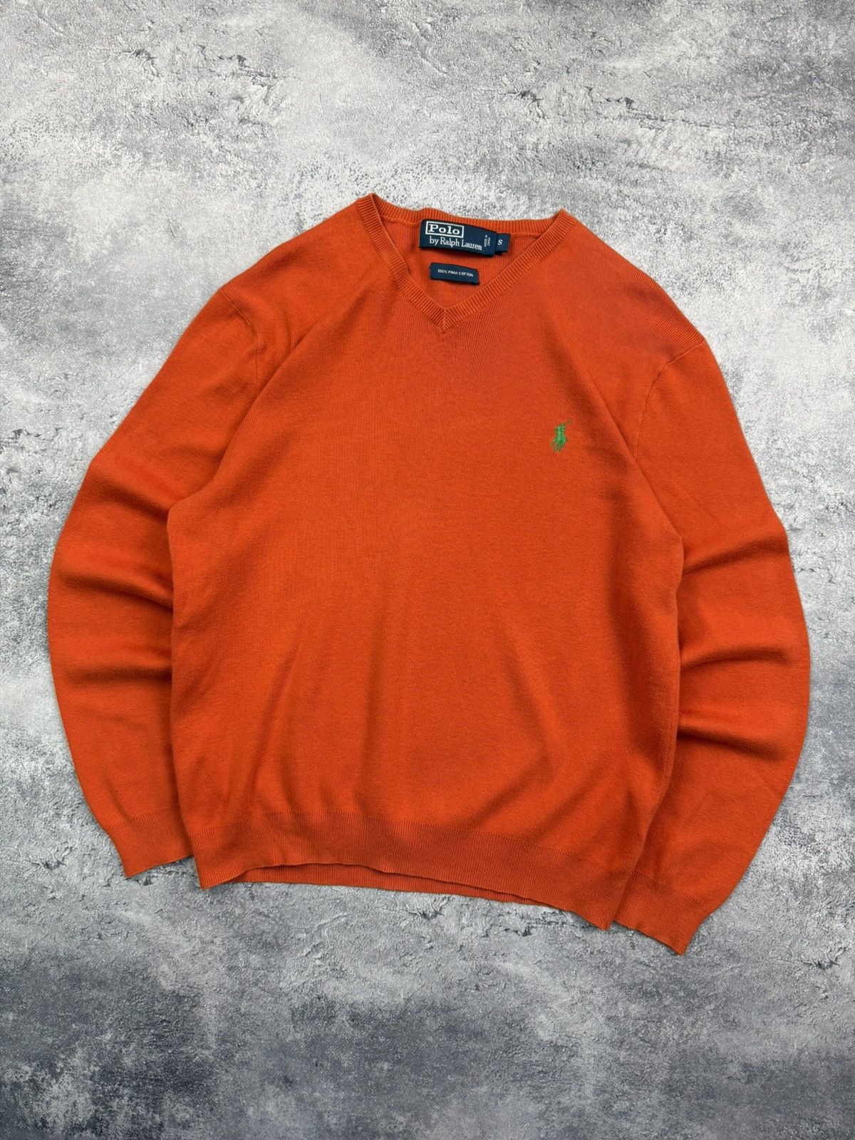 Polo Ralph Lauren Vintage Polo Ralph Lauren Orange Sweater Size US S / EU 44-46 / 1 - 3 Thumbnail