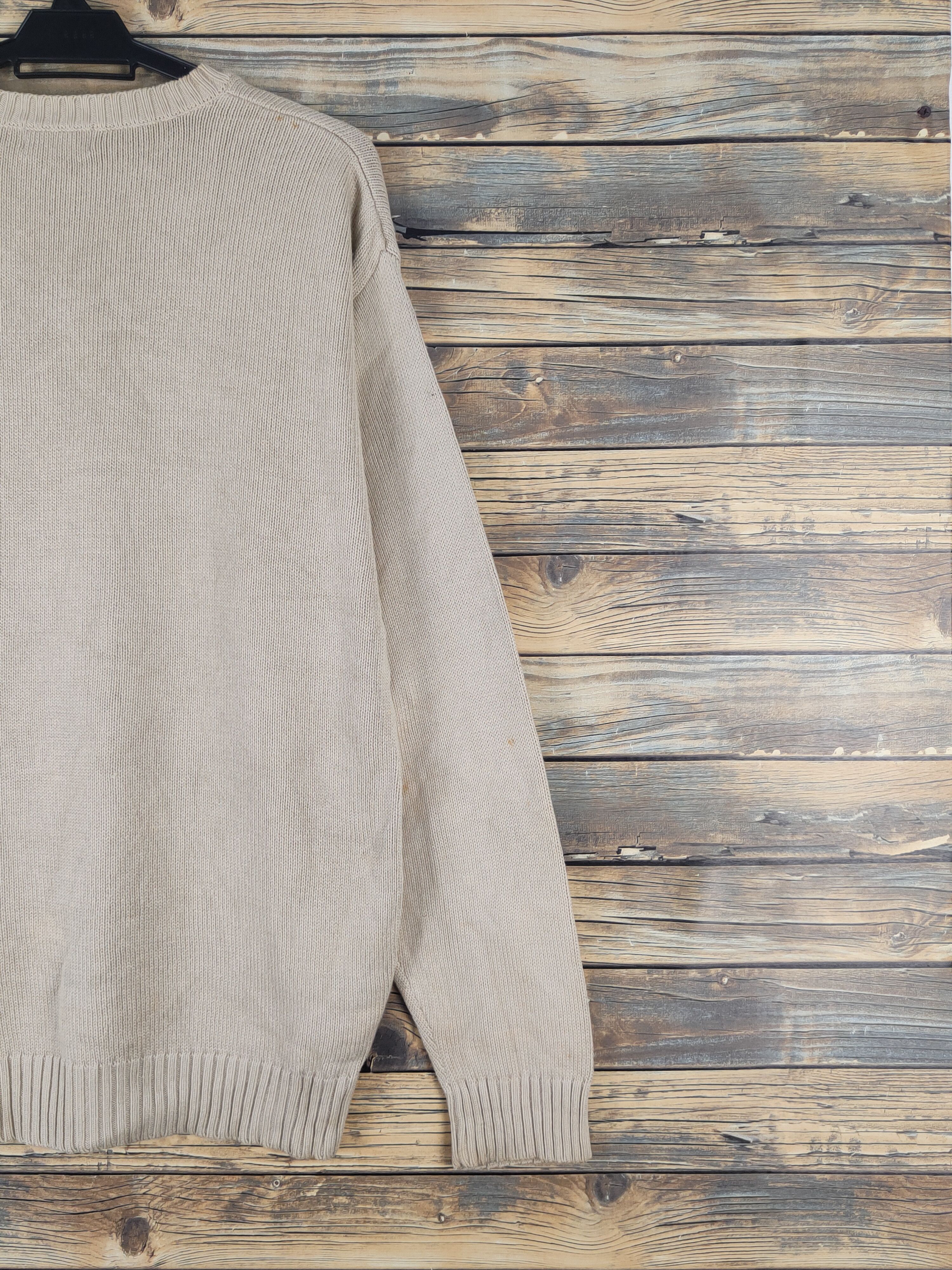 Homespun Knitwear × Japanese Brand × Vintage Uniqlo Light Brown Knitwear Sweatshirts #W1511 Size US L / EU 52-54 / 3 - 10 Thumbnail
