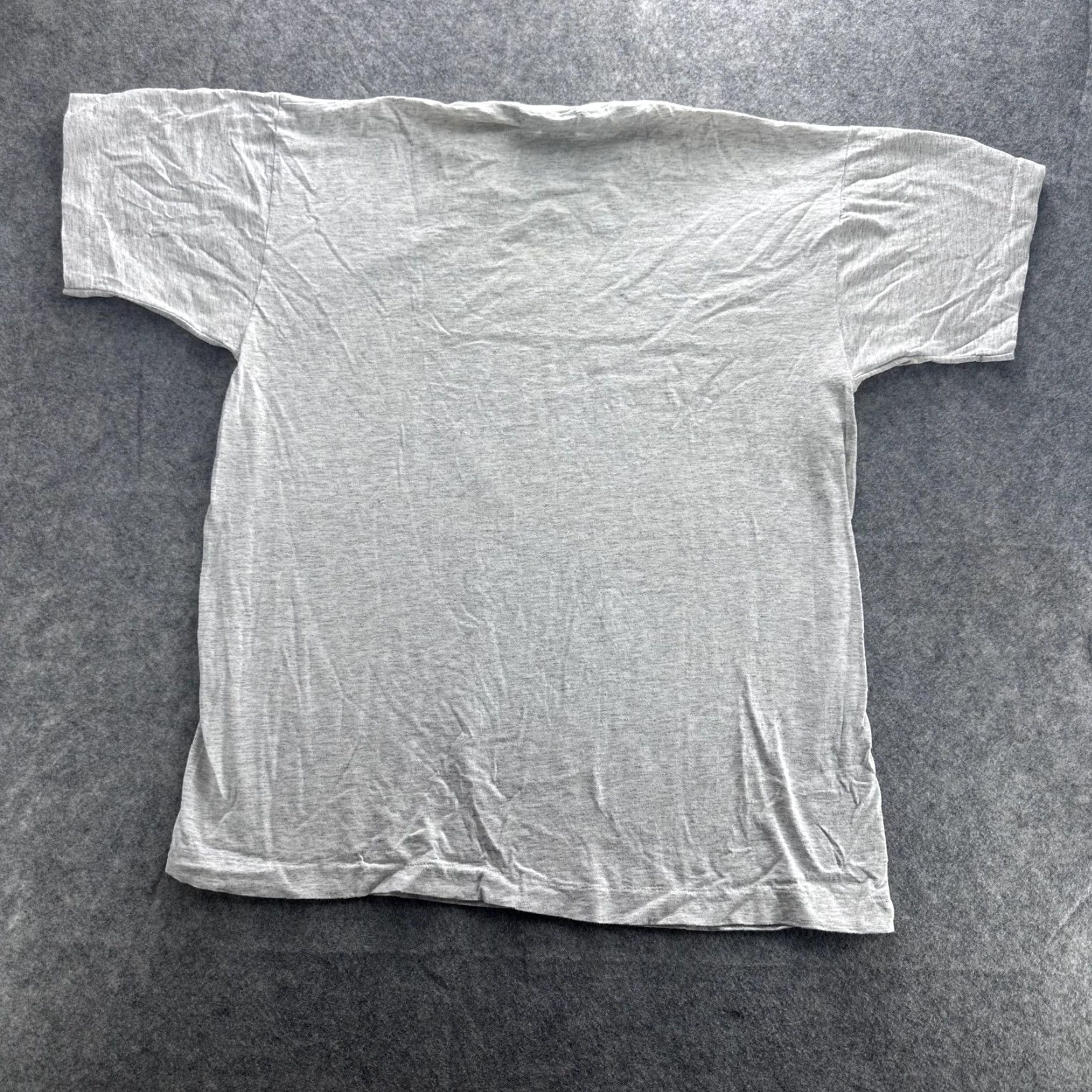 Fruit Of The Loom VINTAGE Fruit of the Loom Shirt Mens XL Gray Heather Single Stitch Made USA 90s Size US XL / EU 56 / 4 - 6 Thumbnail