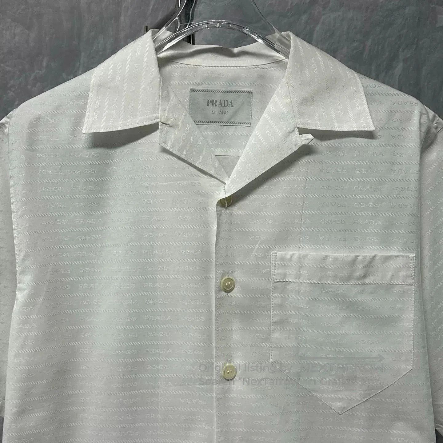 Prada prada short sleeve pocket printed shirt. Size US M / EU 48-50 / 2 - 2 Thumbnail