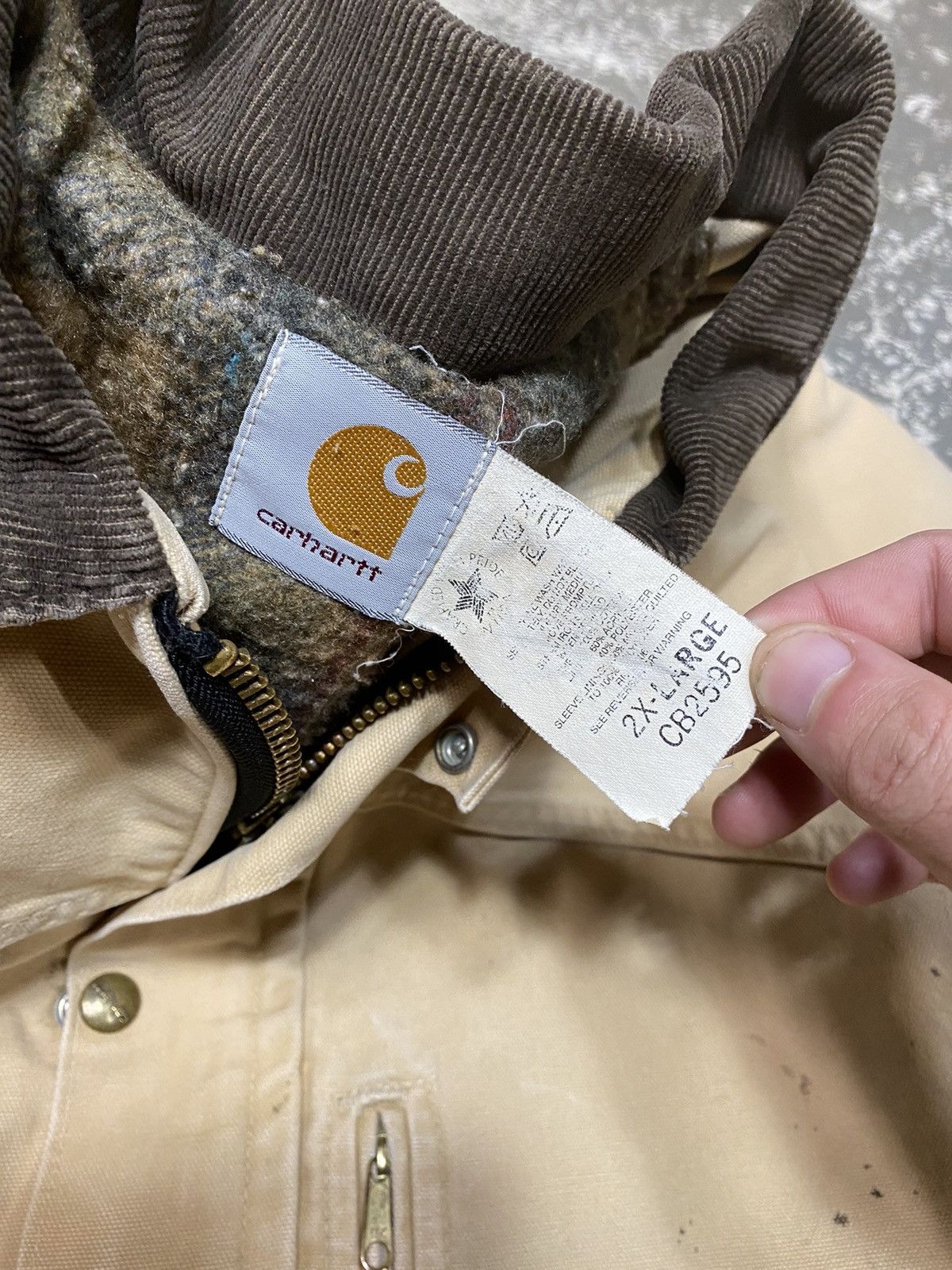 Carhartt × Vintage Vintage Carhartt Chore Work Cape Jacket CB2595 Size US XXL / EU 58 / 5 - 5 Thumbnail