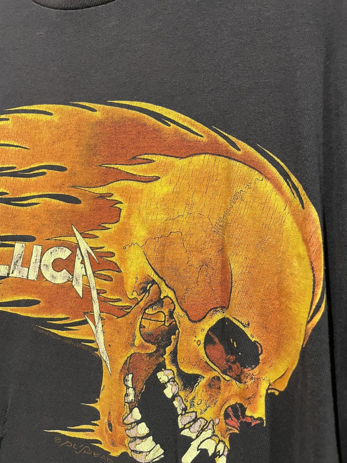 Band Tees Vintage 1990s Metallica Pushead Sun Size US XL / EU 56 / 4 - 6 Thumbnail