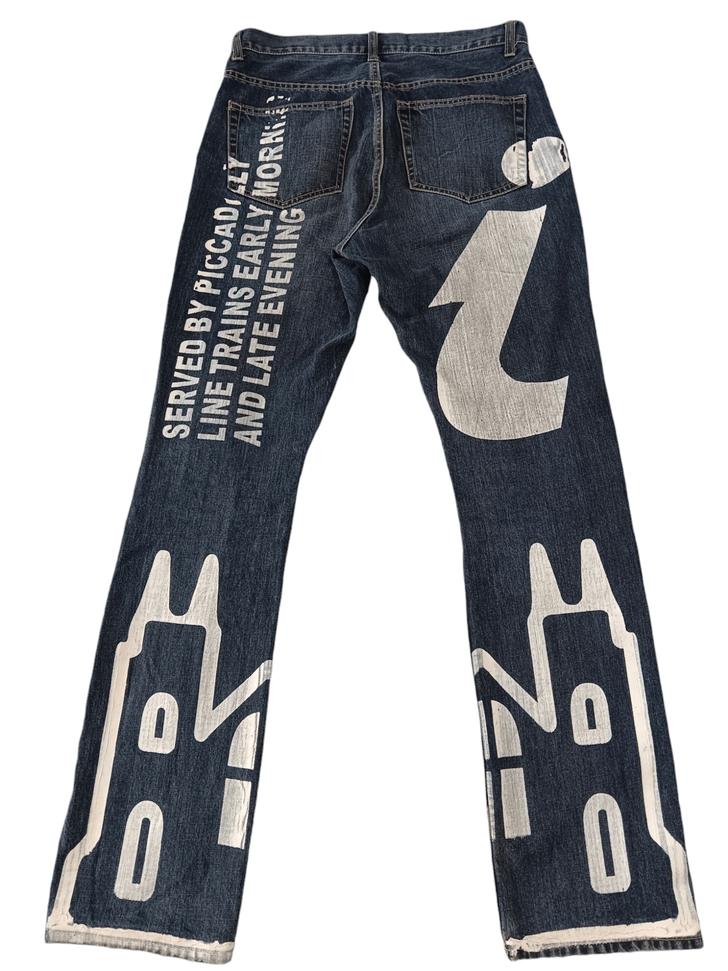 PPFM PPFM Seditionaries Printed Denim Size US 31 - 2 Thumbnail