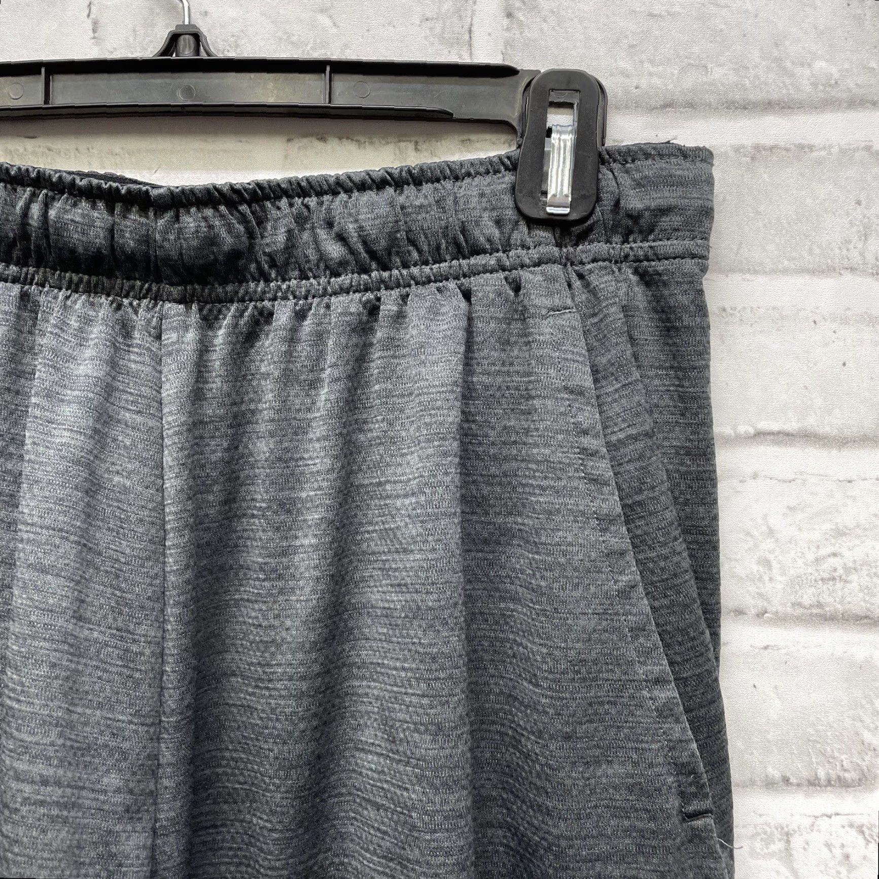Nike Nike Dri-Fit Shorts Mens L Gray 100% Polyester Athletic Drawstring Size US 33 - 2 Thumbnail