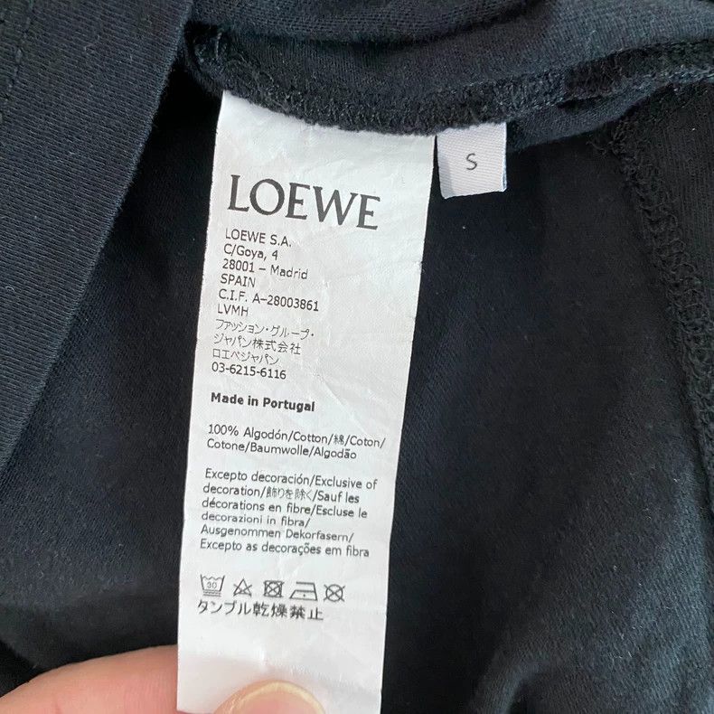 Loewe LOEWE Solid color round neck pullover loose T-shirt Size S / US 4 / IT 40 - 2 Thumbnail