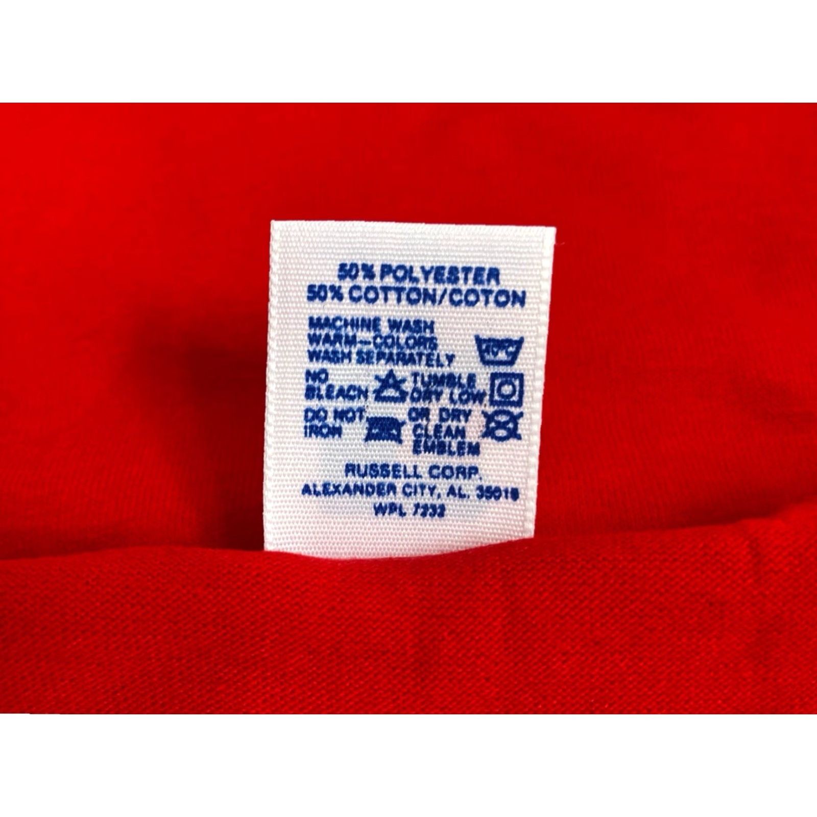 Russell Athletic VINTAGE Russell Athletic V-Neck T-Shirt Mens XL Red 90s NOS NWOT Deadstock USA Size US XL / EU 56 / 4 - 5 Thumbnail