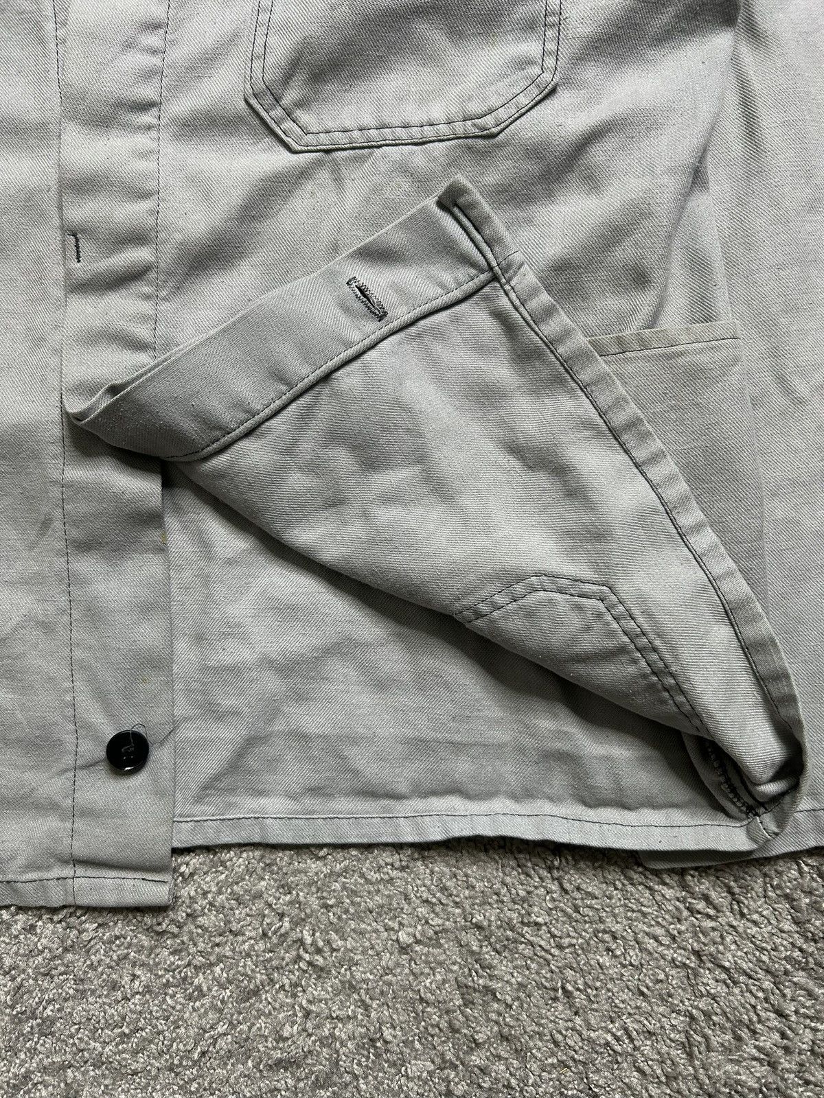 Vintage Vintage 50s/60s French Chore Jacket Grey Workwear True Size US L / EU 52-54 / 3 - 4 Thumbnail