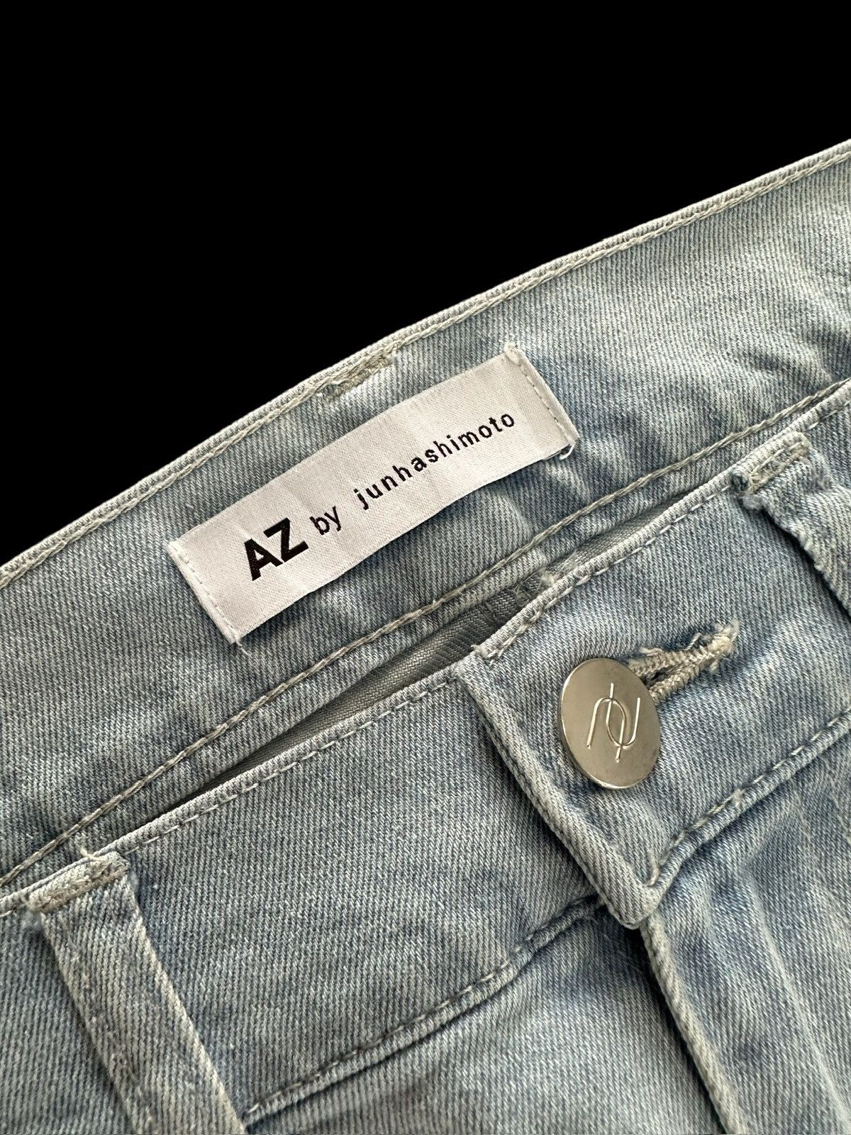 AZ by junhashimoto × Japanese Brand × junhashimoto SS18- AZ by Junhashimoto light denim Size US 31 - 7 Thumbnail
