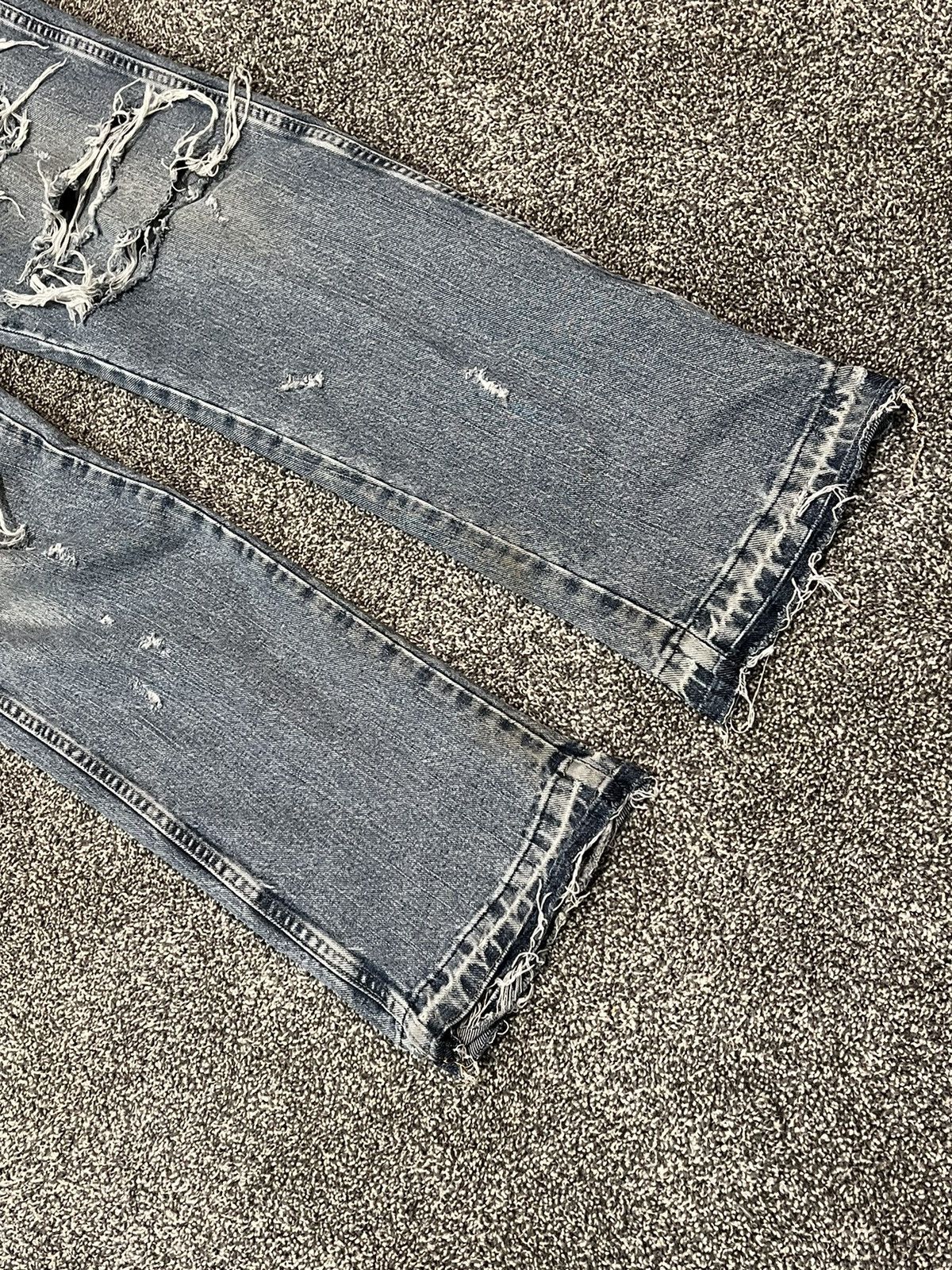 Vintage × Wrangler Wrangler Vintage Distressed Denim 34x32 Size US 34 / EU 50 - 9 Thumbnail