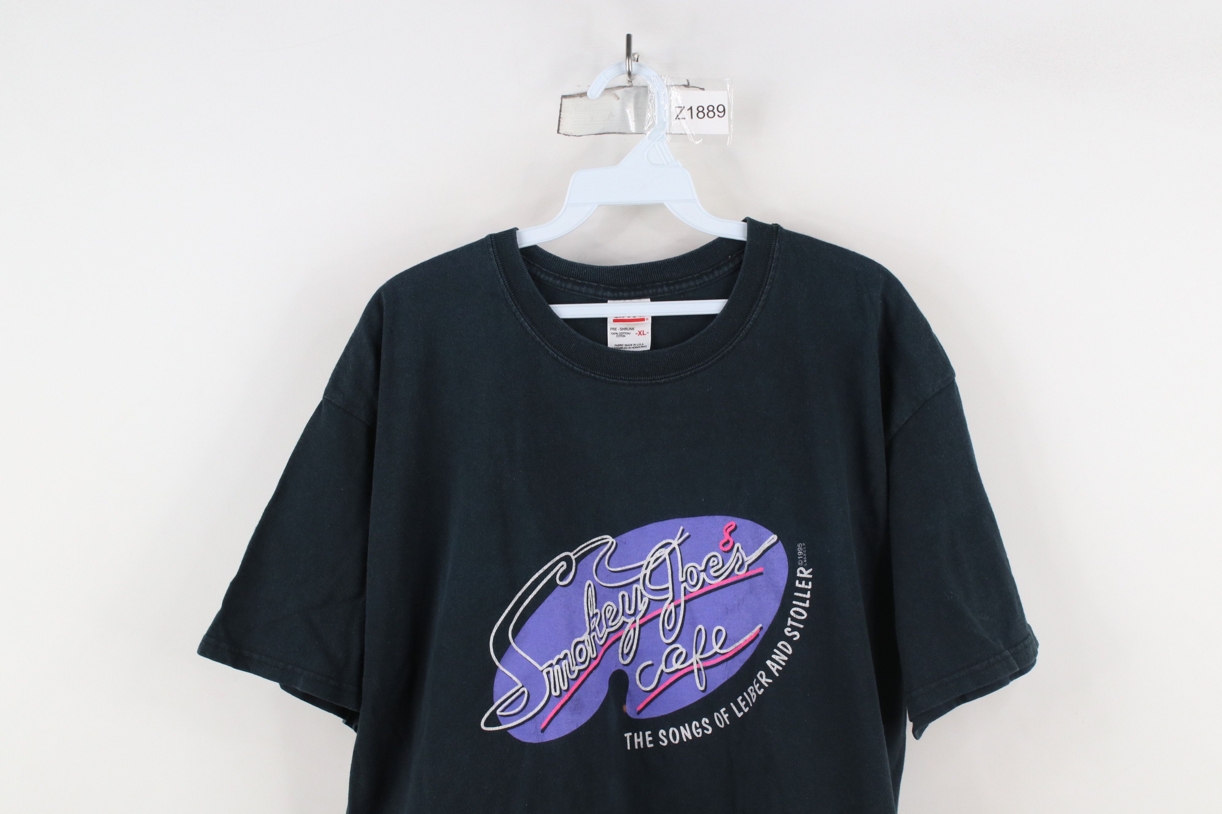 Vintage Vintage Joes Cafe The Songs of Leiber and Stoller T-Shirt Size US XL / EU 56 / 4 - 2 Thumbnail