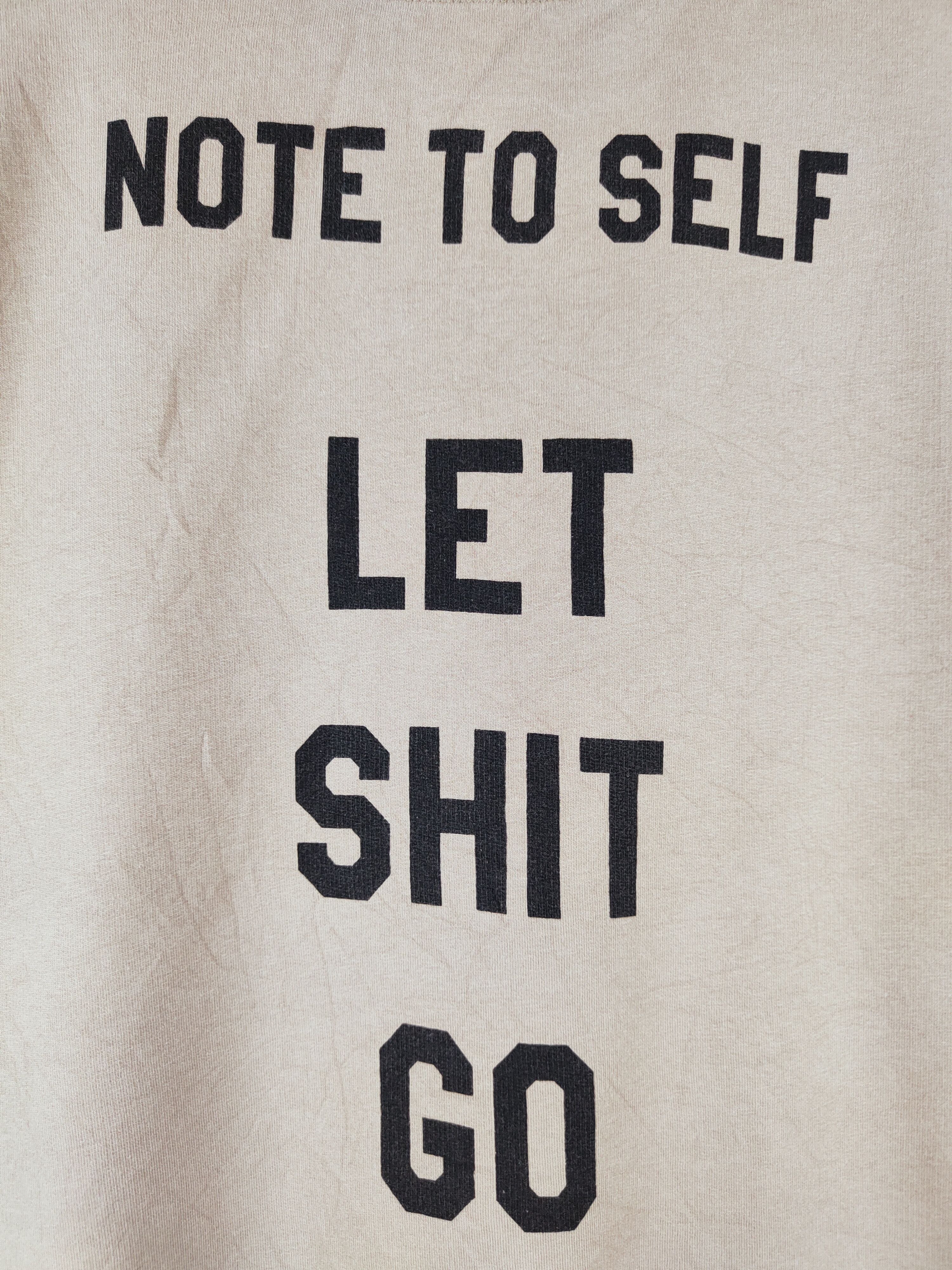 Japanese Brand Japan brand wording Let Shit Go Brown Sweatshirts #S2579 Size US L / EU 52-54 / 3 - 2 Thumbnail