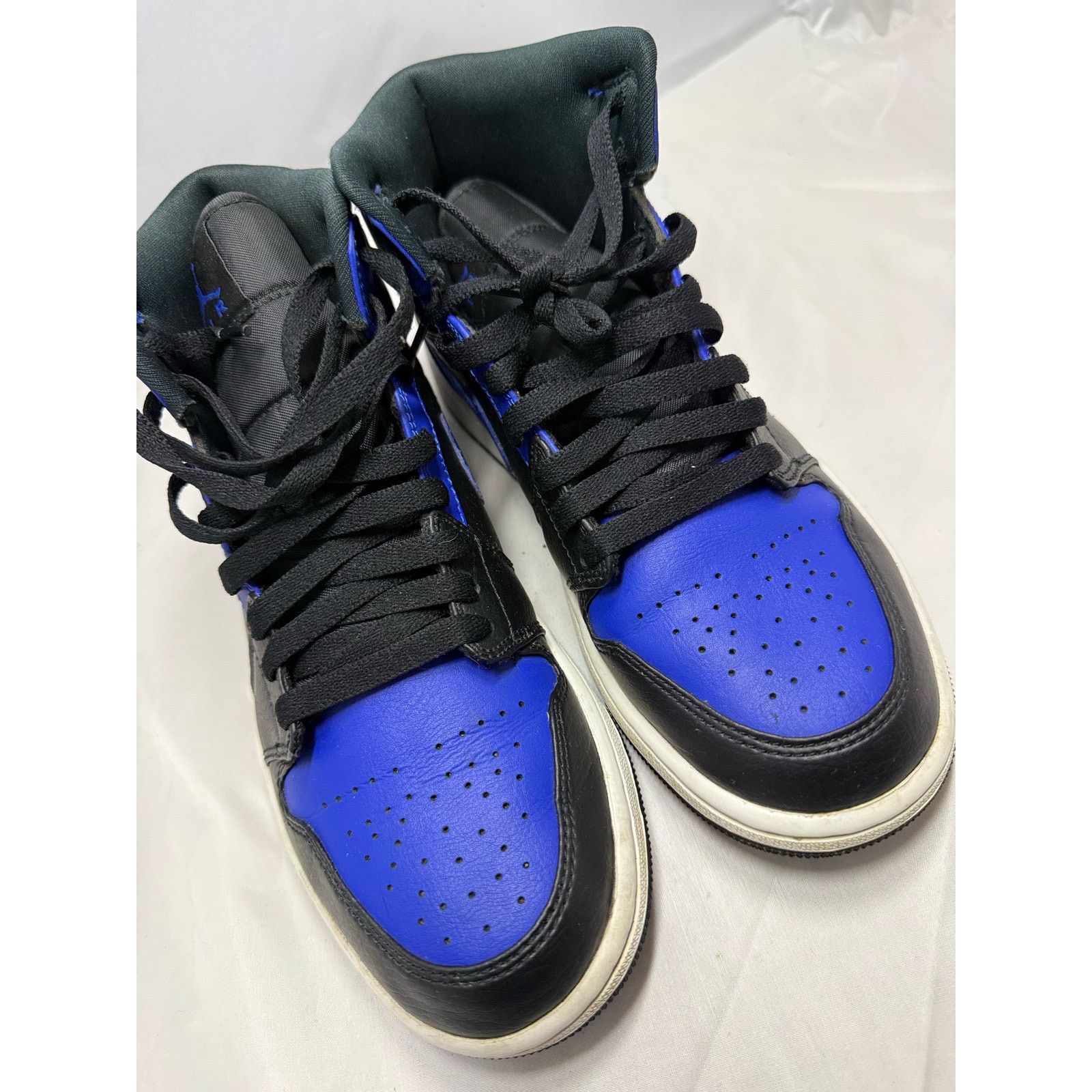Nike Nike Air Jordan 1 Mid Hyper Royal Men's Size 8 554724-077 Size US 8 / EU 41 - 2 Thumbnail
