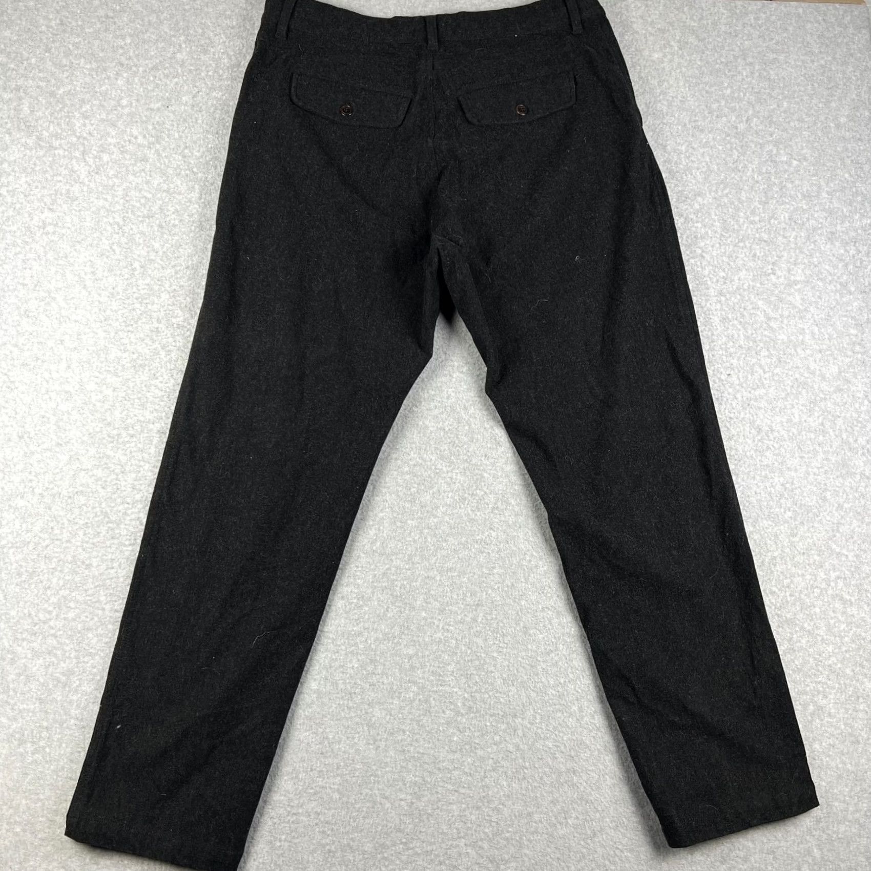 Flint And Tinder Flint & Tinder Men Straight Fit Stretch 36x30 Pants Gray Brushed Knit Casual Workwear Size US 36 / EU 52 - 2 Thumbnail
