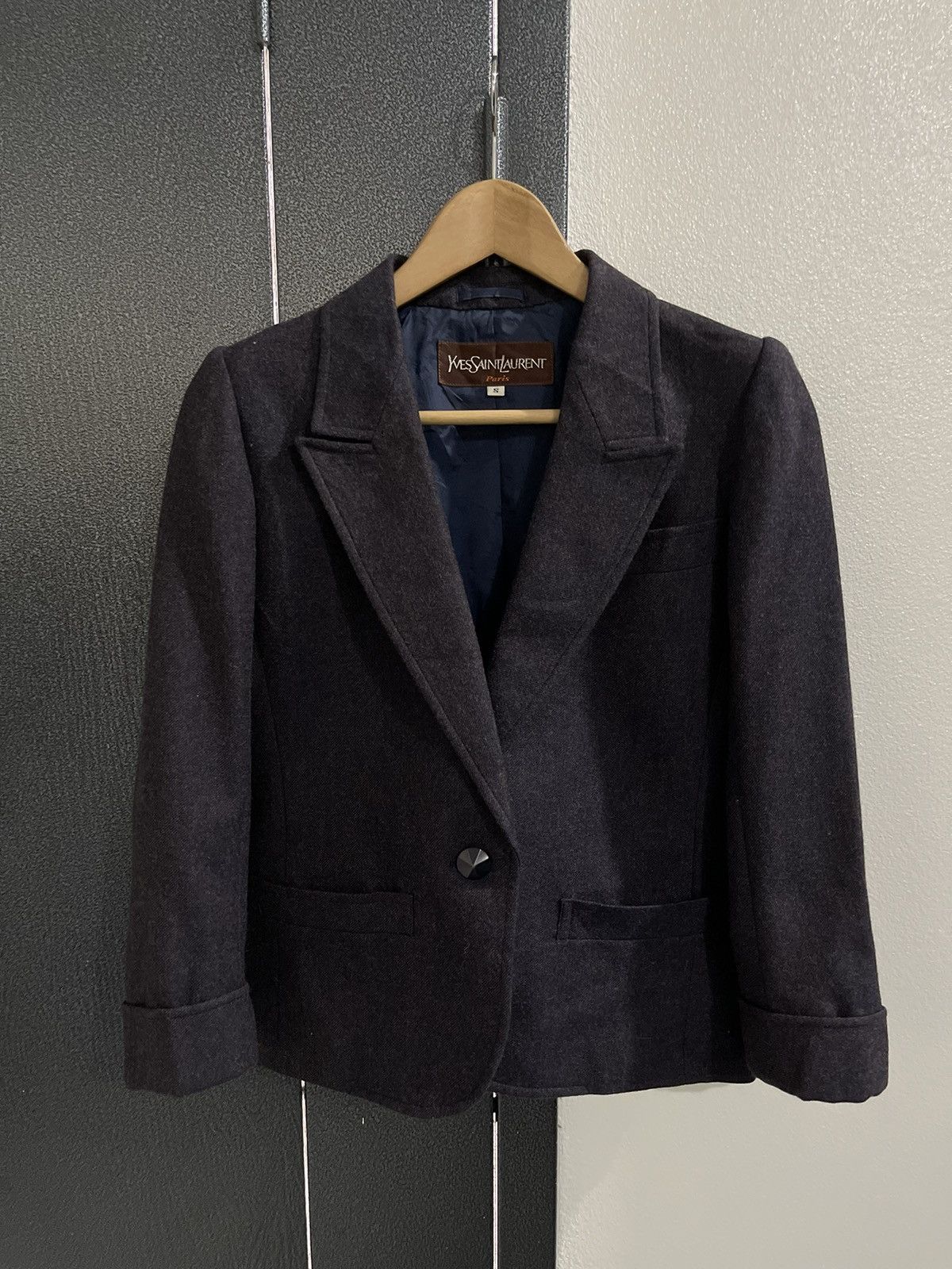 Yves Saint Laurent Vintage Yves Saint Laurent Coat Jacket Size S / US 4 / IT 40 - 1 Thumbnail