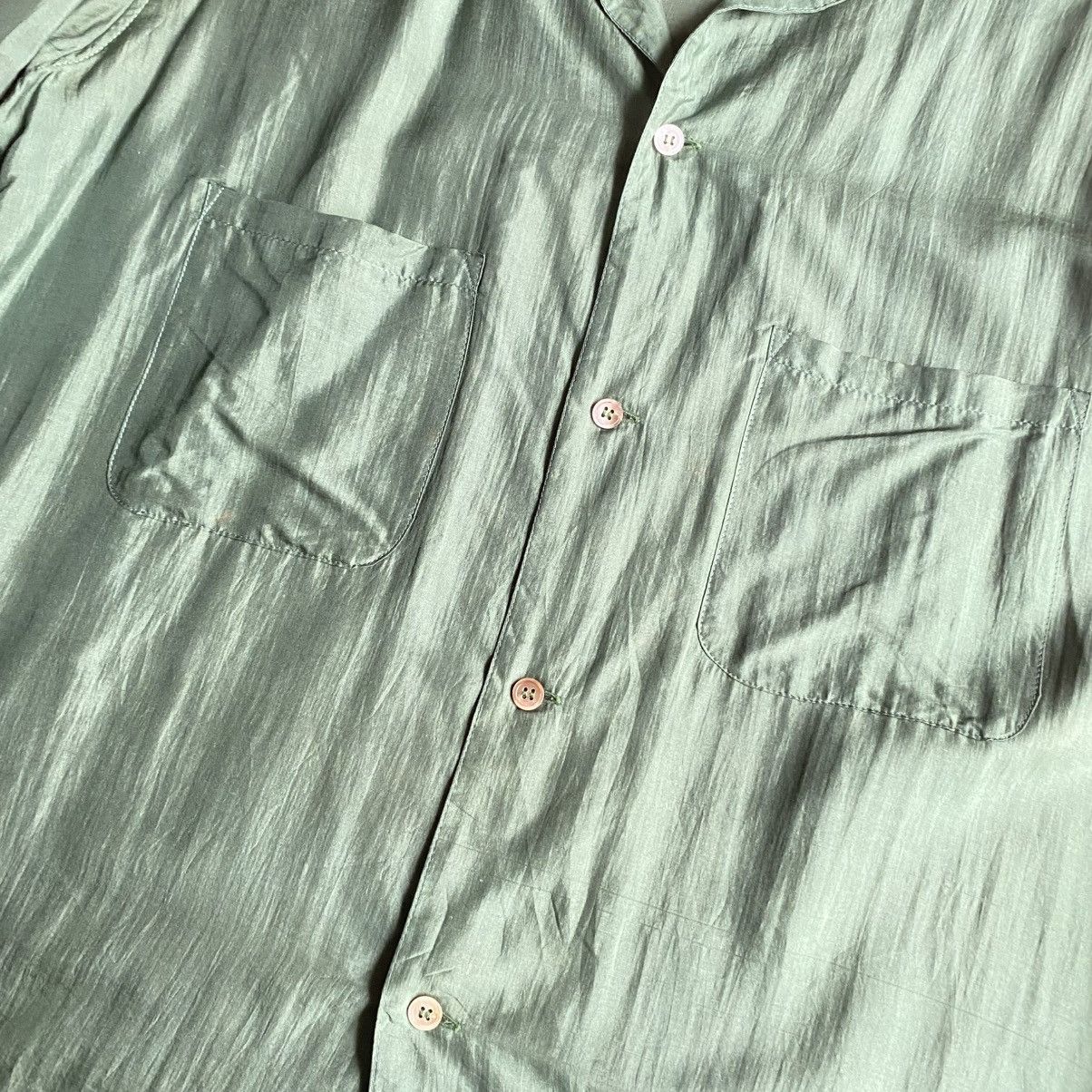 Yohji Yamamoto Vintage Y’s For Men Logo Oversize Rayon Shirt Size US M / EU 48-50 / 2 - 6 Thumbnail
