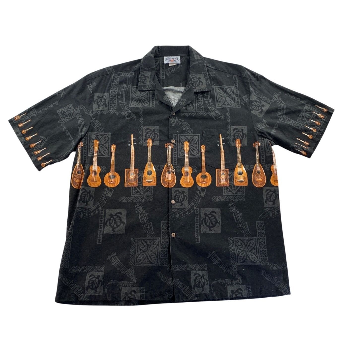 Pacific Legend Vintage Pacific Legend Mens Ukelele Hawaiian Shirt XXL Size US XXL / EU 58 / 5 - 1 Thumbnail