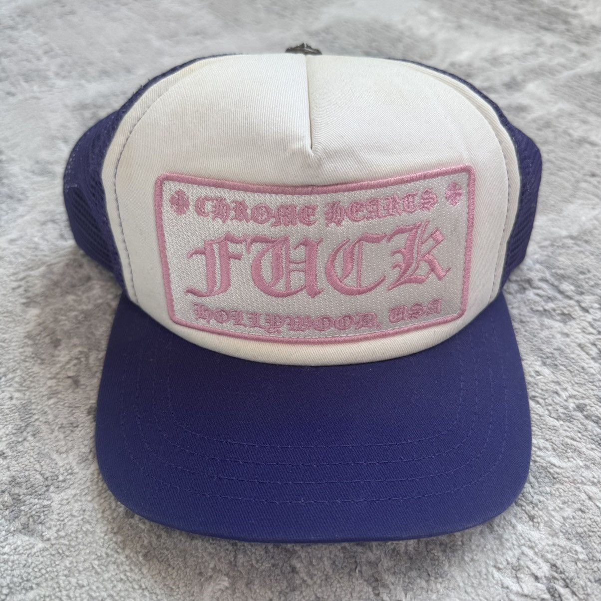 Chrome Hearts Fuck hollywood trucker hat Size ONE SIZE - 1 Thumbnail
