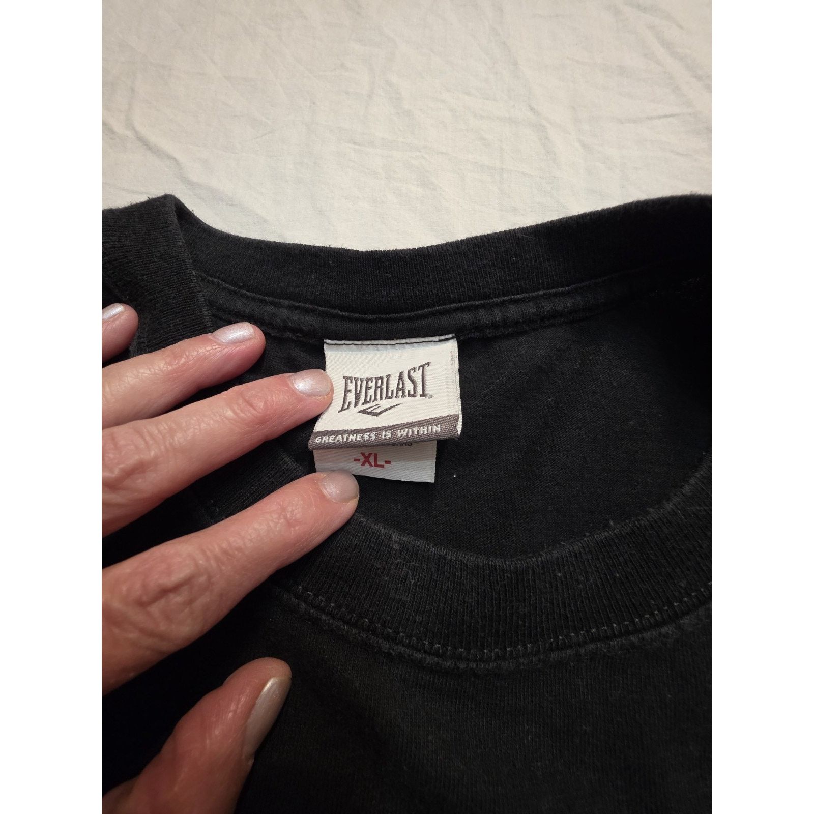 Everlast Everlast MMA Men's Size Xl Short Sleeve Black T-shirt Size US XL / EU 56 / 4 - 3 Thumbnail