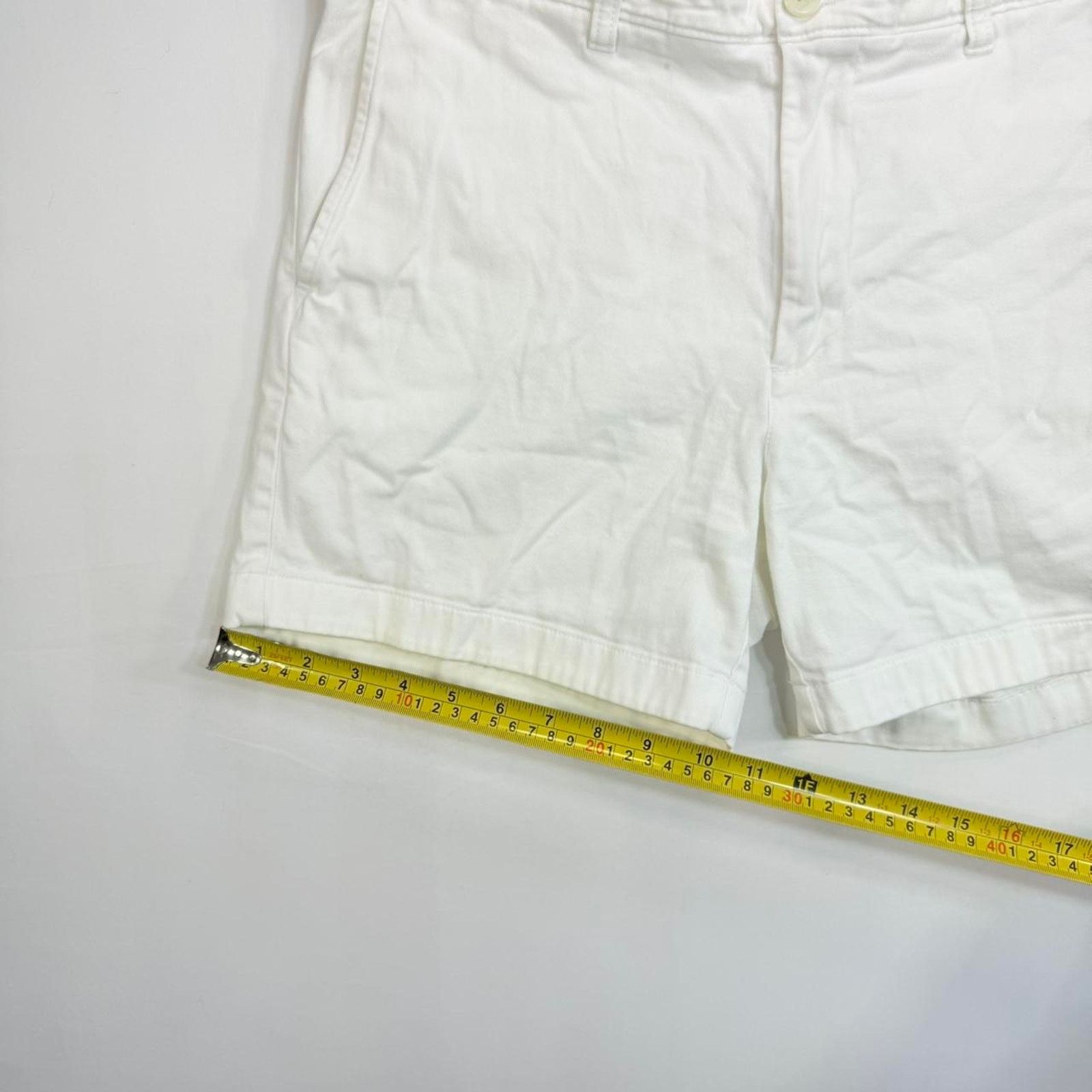 Roundtree & Yorke White Roundtree & Yorke Chino Golf Shorts 34 Size US 34 / EU 50 - 4 Thumbnail
