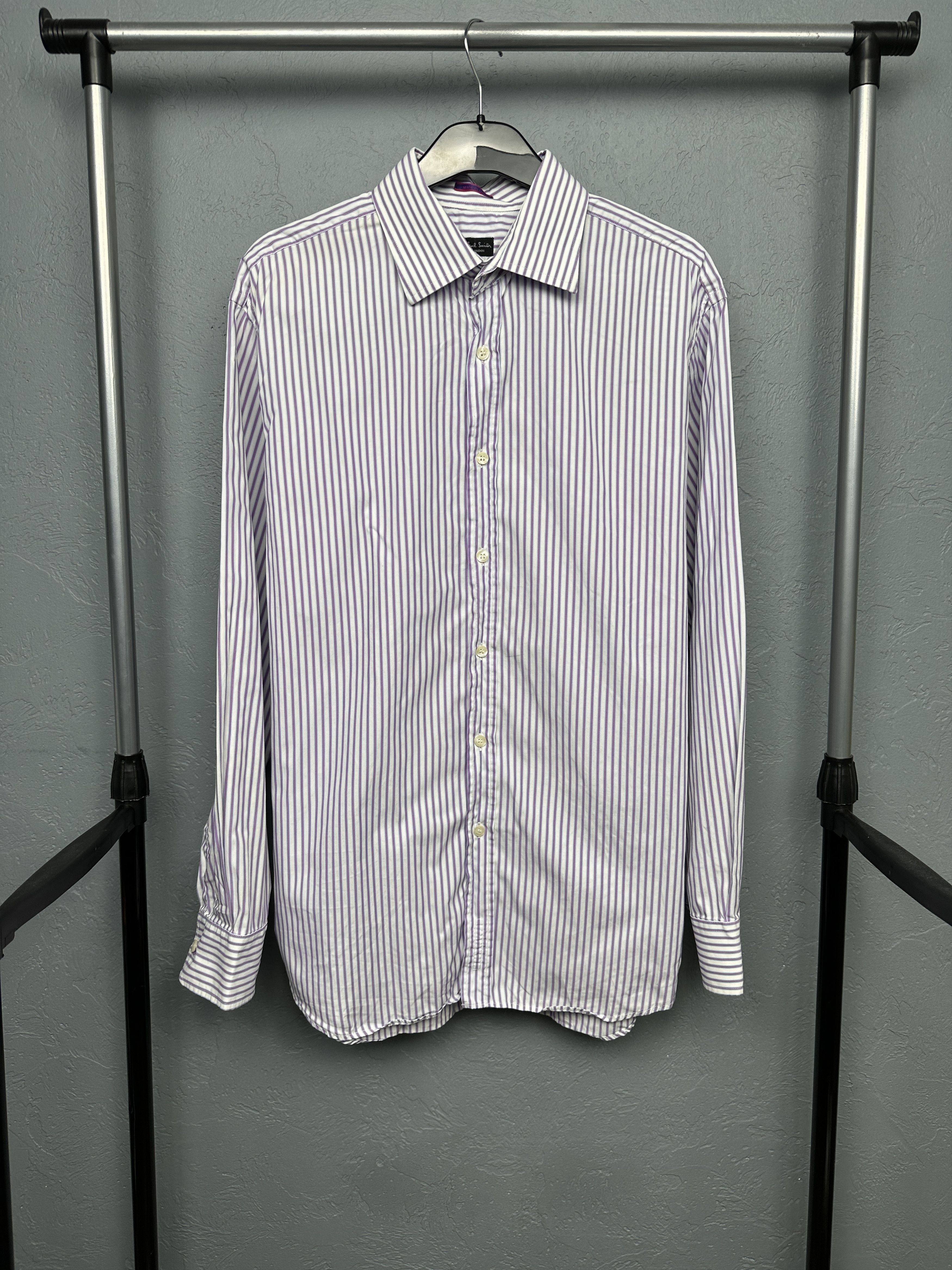Paul Smith Paul Smith London Mens Long Sleeve Striped Shirt Size US L / EU 52-54 / 3 - 1 Thumbnail