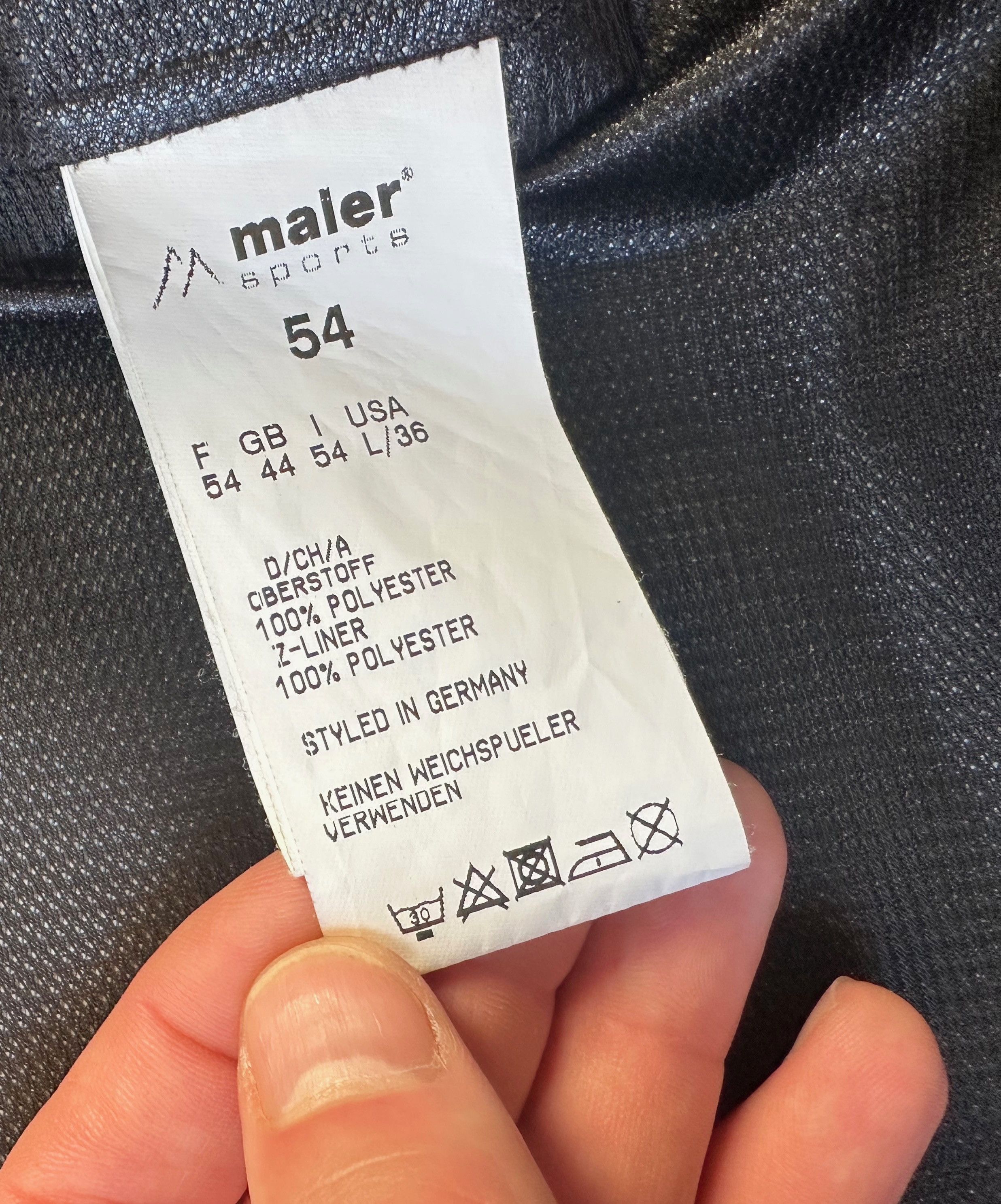 Goretex Maier Sports Dual Protection waterproof jacket 54 Size US L / EU 52-54 / 3 - 8 Thumbnail