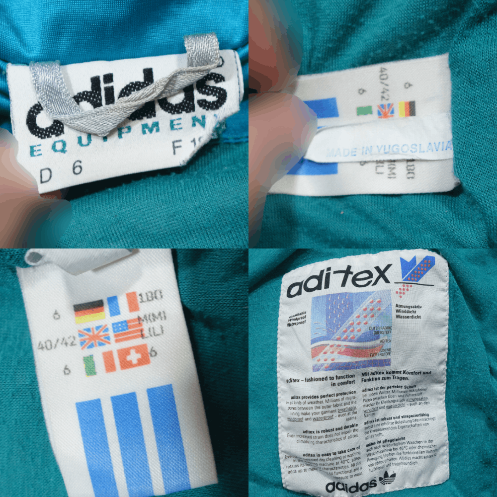 Adidas 80S Equipment AdiTex Jacket Made in Yugoslavia Size US M / EU 48-50 / 2 - 10 Thumbnail