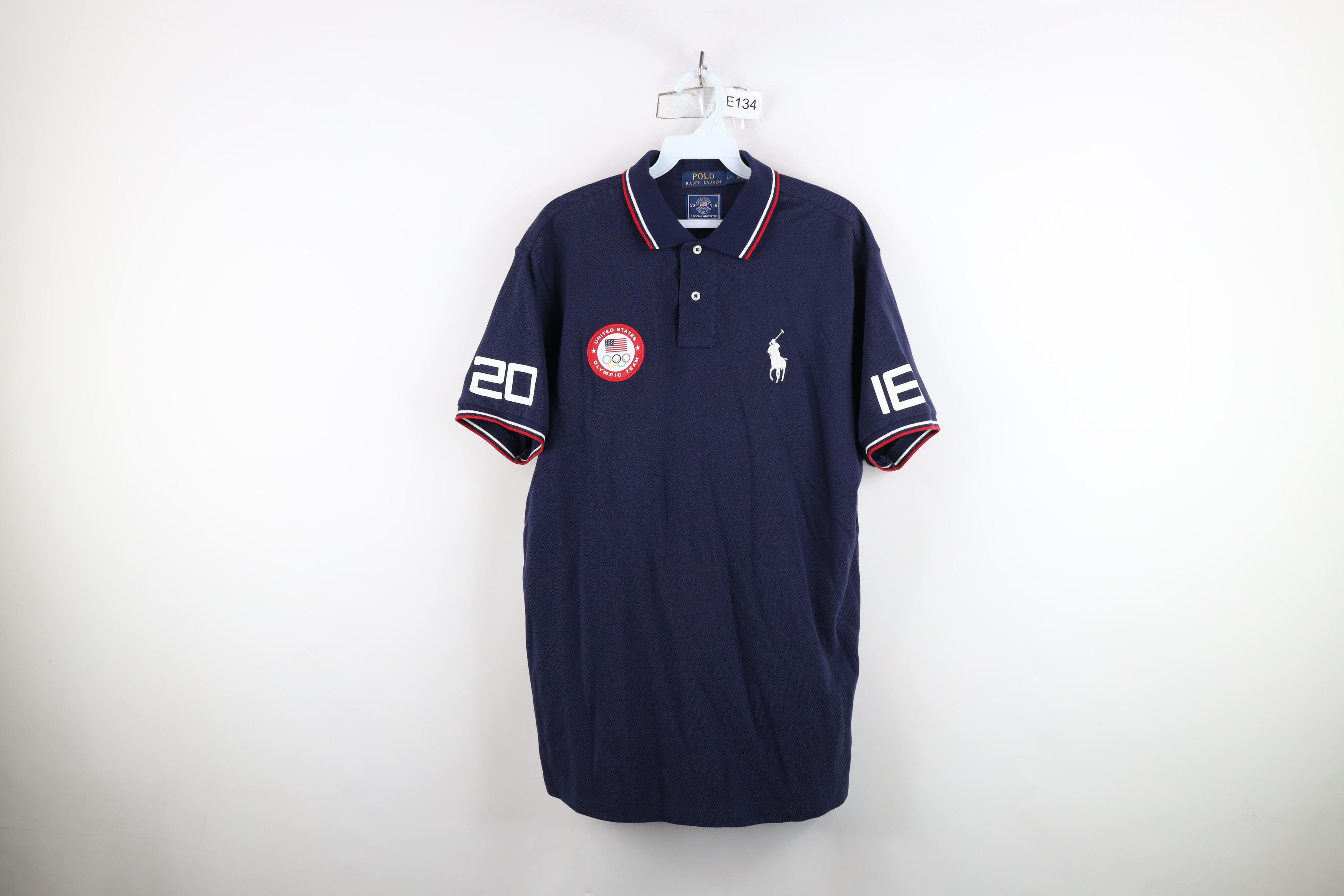 Polo Ralph Lauren Ralph Lauren 2016 Olympics United States Big Pony Polo Shirt Size US L / EU 52-54 / 3 - 1 Thumbnail