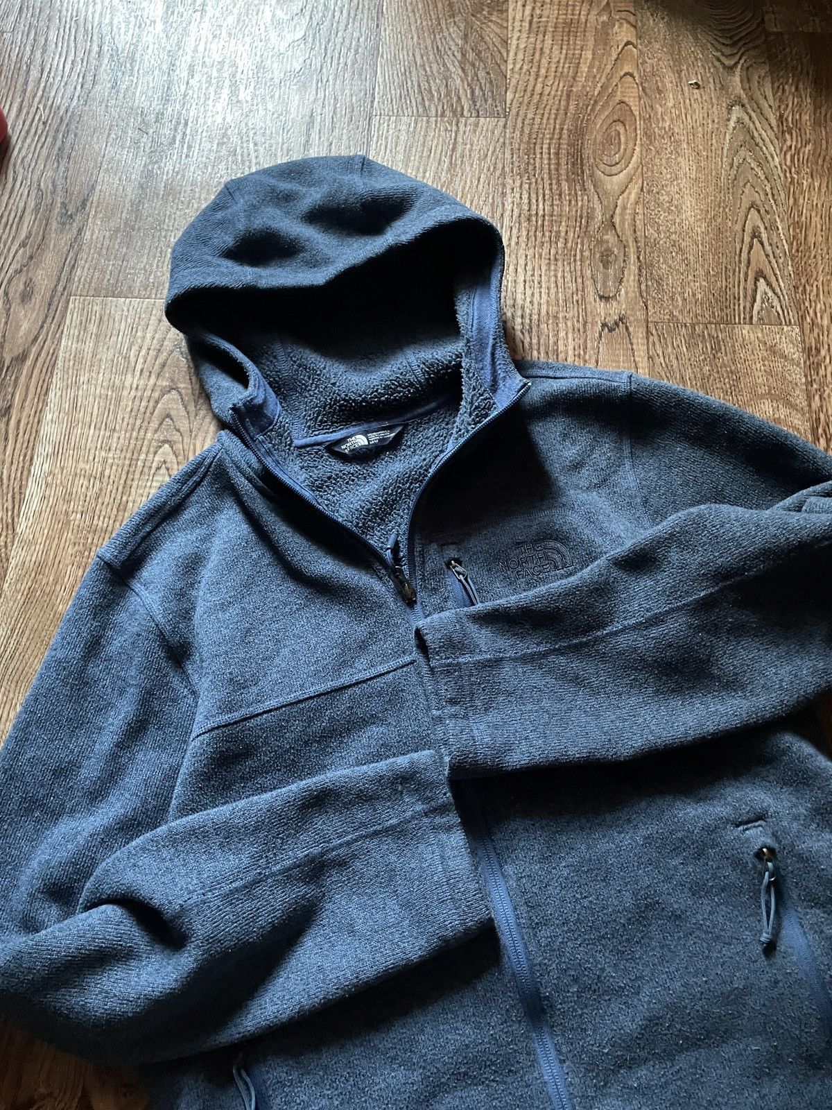 The North Face The North Face Fleece Hoodie Jacket Half Zip Logo Hooded Size US M / EU 48-50 / 2 - 5 Thumbnail
