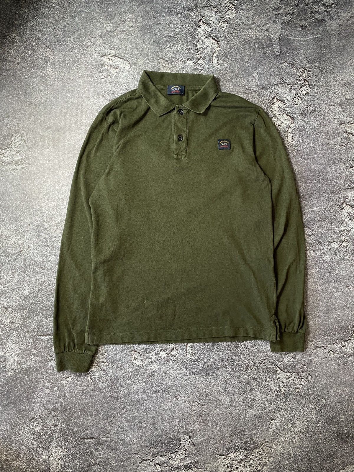 Paul & Shark Paul and Shark Long Sleeve Polo Shirt green - Size Men's M Size US M / EU 48-50 / 2 - 1 Thumbnail