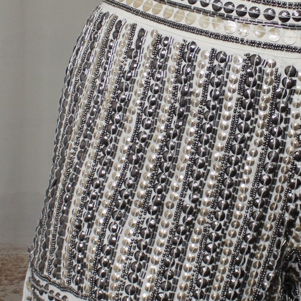 Other 🪩SILVER STUDS SHORTS🪩 Size 30" / US 8 / IT 44 - 4 Thumbnail