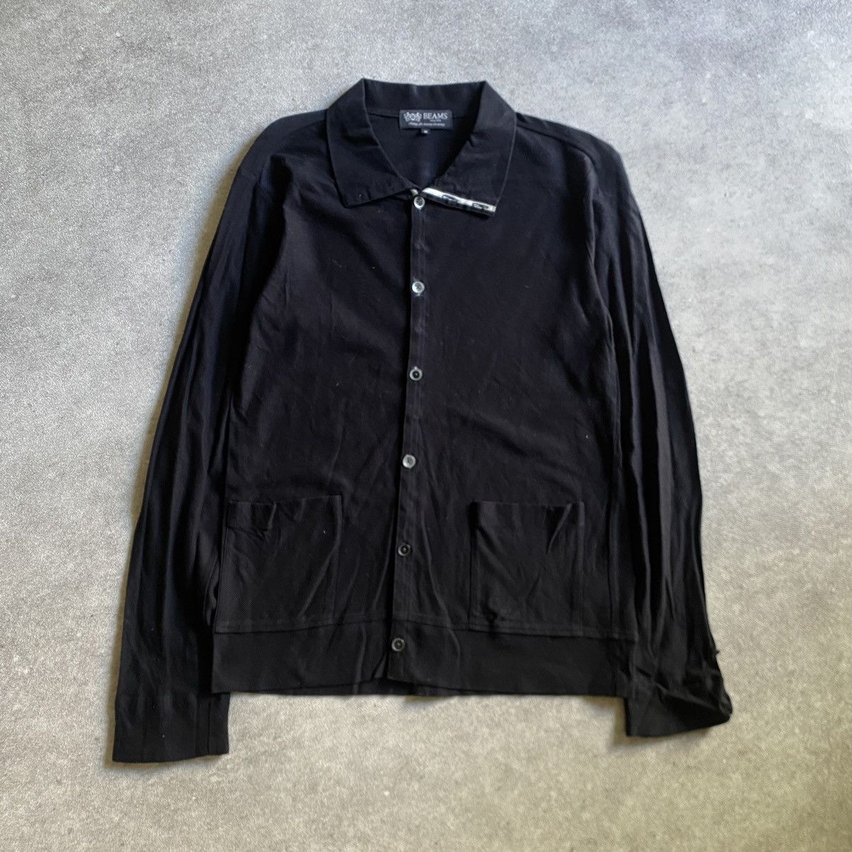 Beams Japan Beams Black Japanese Herringbone Shirt Size US S / EU 44-46 / 1 - 1 Thumbnail