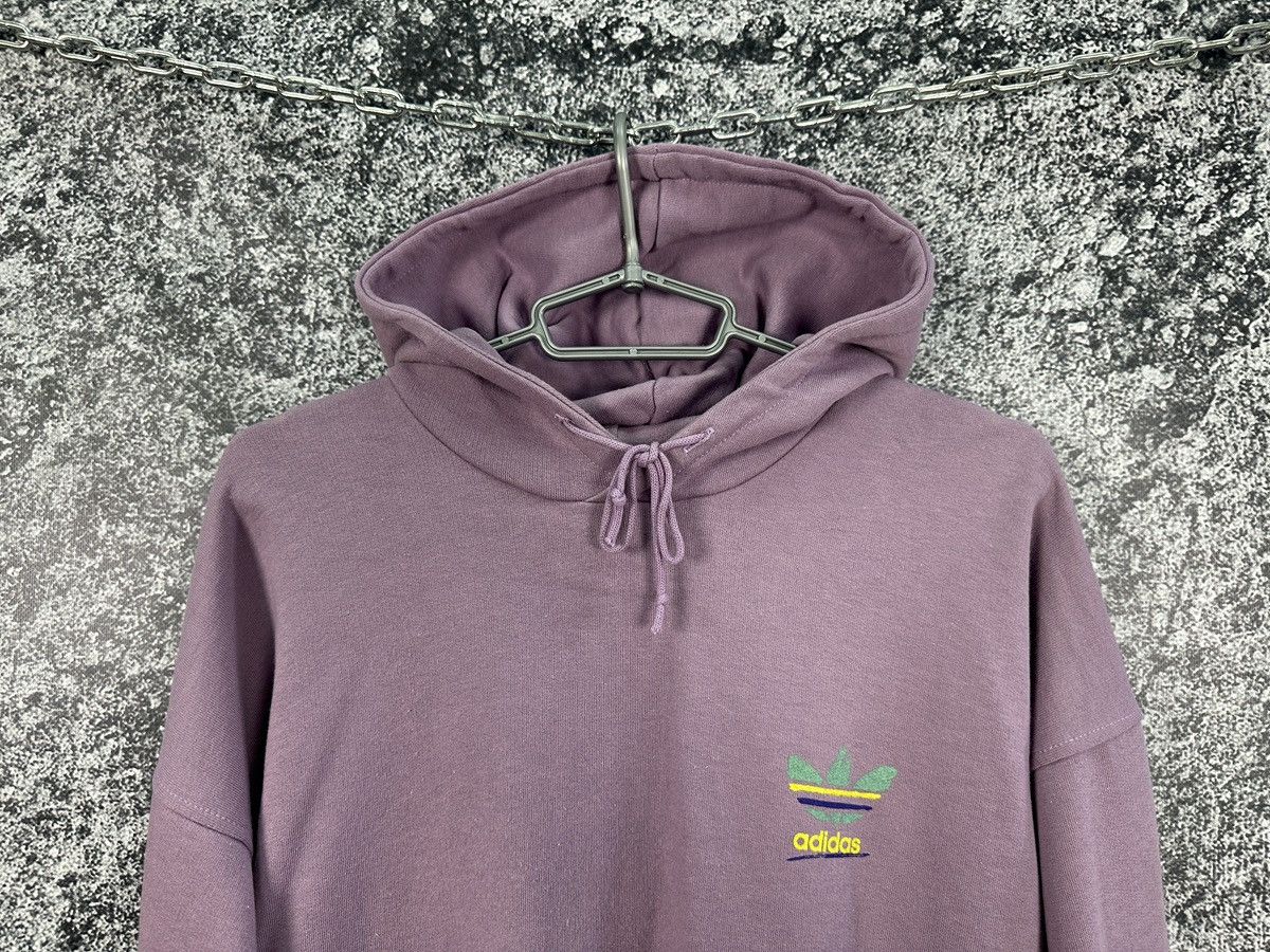 Adidas Men’s Adidas Vintage 90s Purple Hoodie Retro Pullover M-L Size US L / EU 52-54 / 3 - 2 Thumbnail