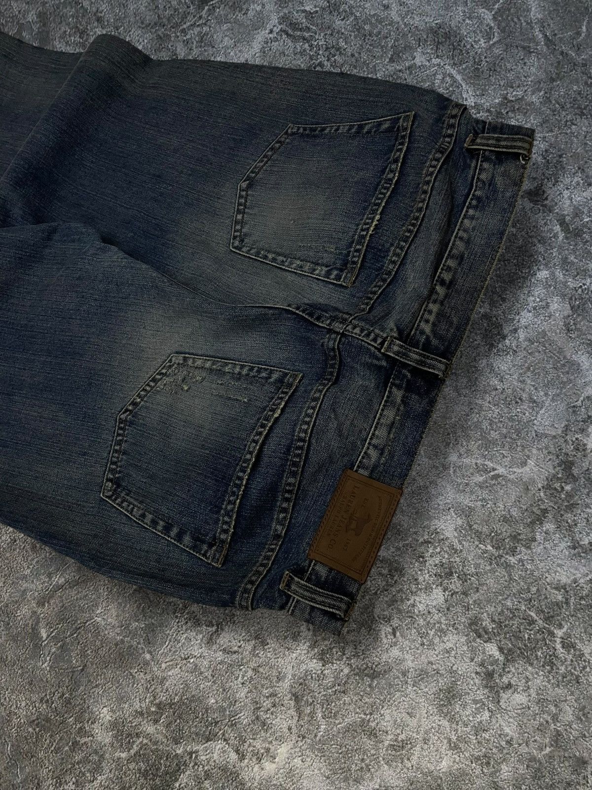 Designer × Polo Ralph Lauren × Vintage Vintage Designer Polo Ralph Lauren Flared Patchwork Jeans Size US 32 / EU 48 - 13 Thumbnail