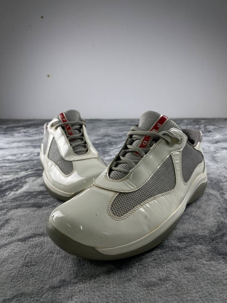 Vintage Prada America’s Cup Trainers 00s Men Size 41 White