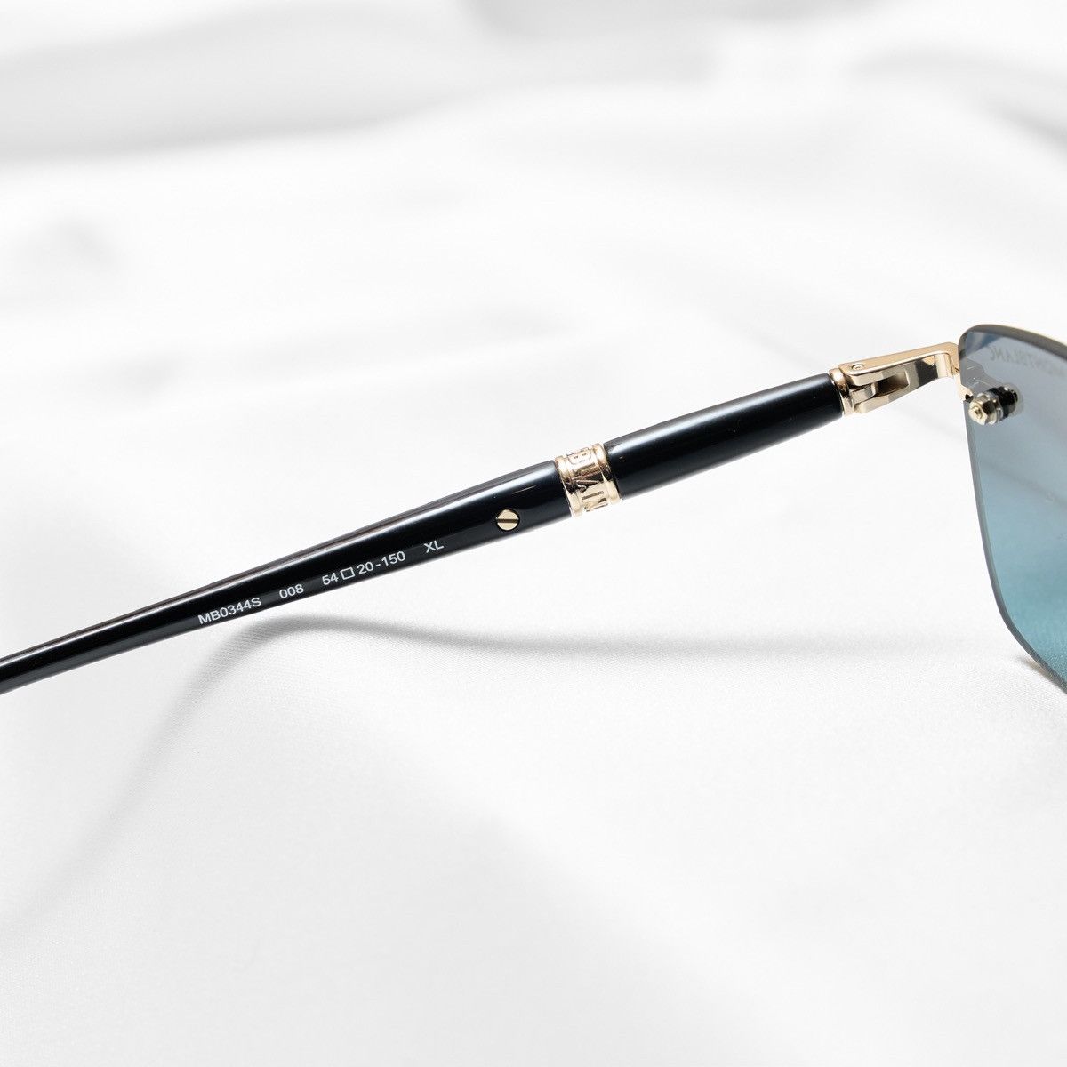 Montblanc MONTBLANC MB0344S 008 SUNGLASSES Size ONE SIZE - 5 Thumbnail