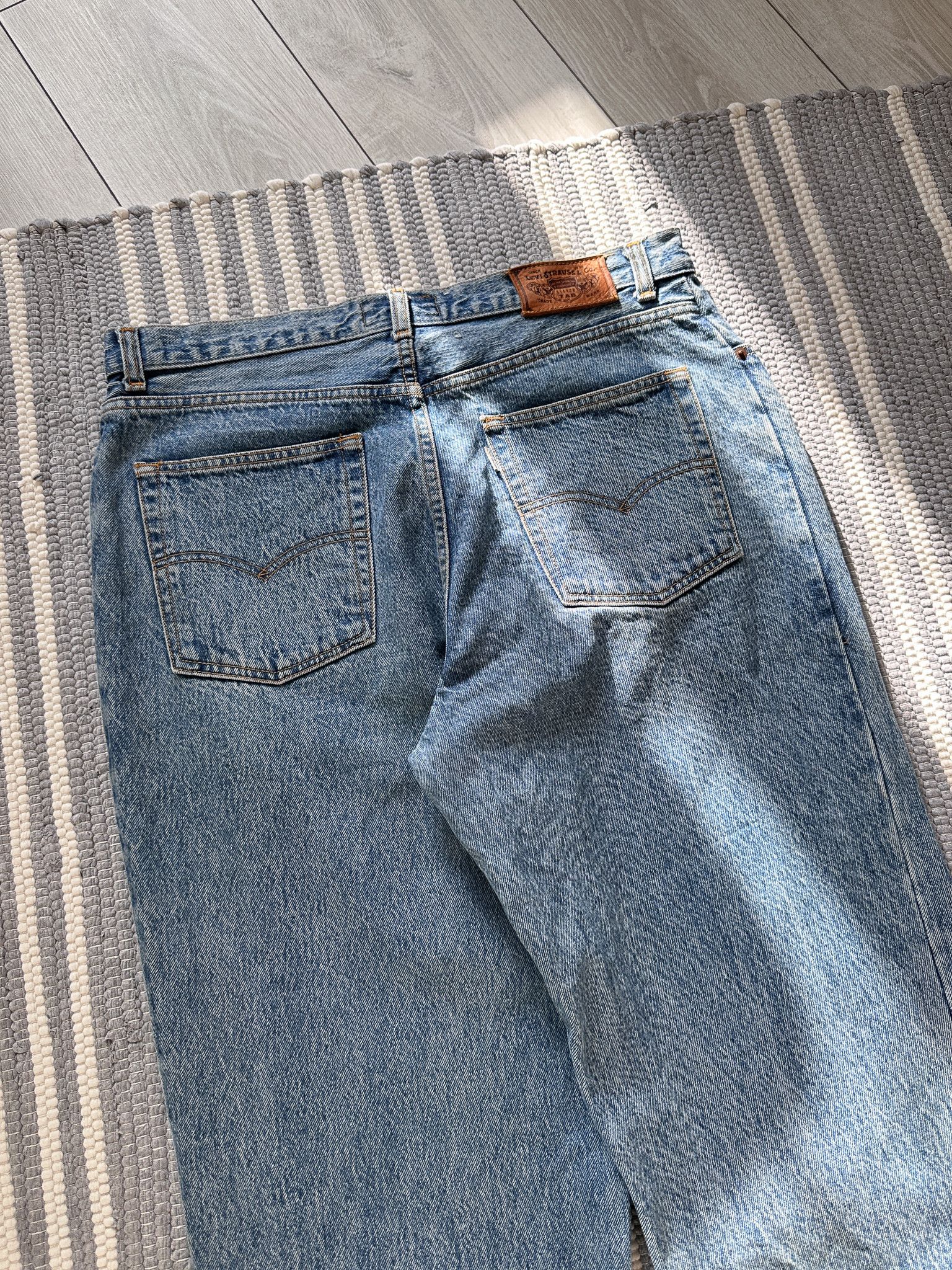 Levi's Vintage Levis 726 Blue Denim Jeans Silver Tab Size US 36 / EU 52 - 3 Thumbnail