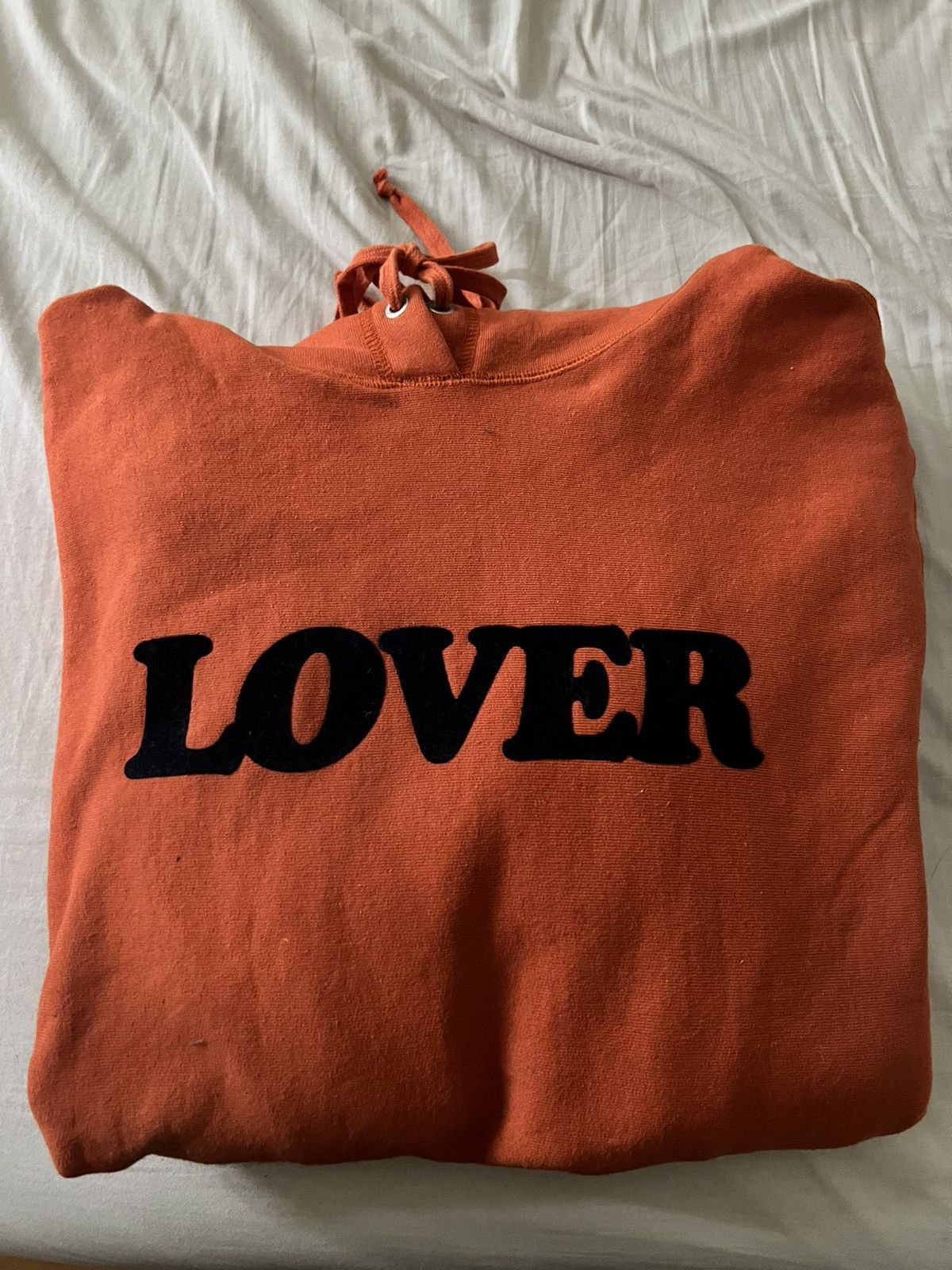 BIANCA CHANDON × Frank Ocean Bianca Chandon Orange 'Lover' Pullover Hoodie Size US L / EU 52-54 / 3 - 8 Thumbnail